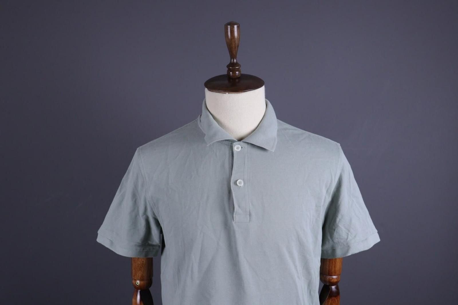 Arket Arket Gray Casual Polo Shirt Size L / 185 / 108A Size US L / EU 52-54 / 3 - 2 Thumbnail