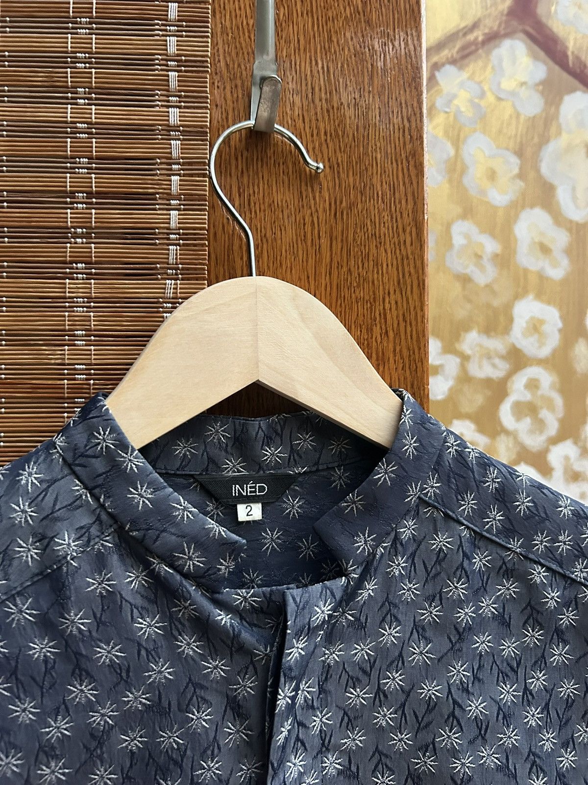 Yohji Yamamoto Vintage Ined by Yohji Yamamoto Printed Viscose Blend Shirt Size S / US 4 / IT 40 - 4 Thumbnail