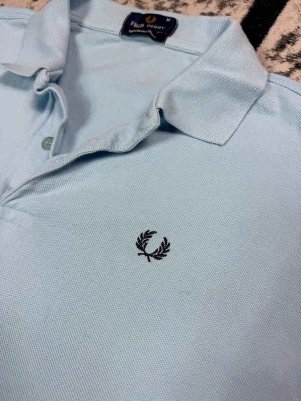 Fred Perry Fred Perry blue polo shirt logo M Size US M / EU 48-50 / 2 - 5 Thumbnail