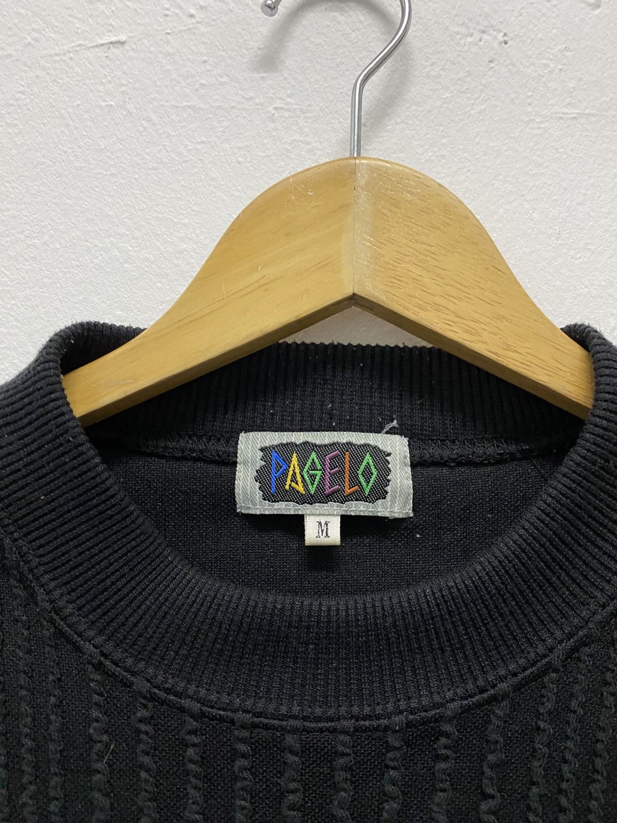 Designer × Japanese Brand × Vintage vintage PAGELO Japanese brand knitwear for golf player Size US M / EU 48-50 / 2 - 5 Thumbnail