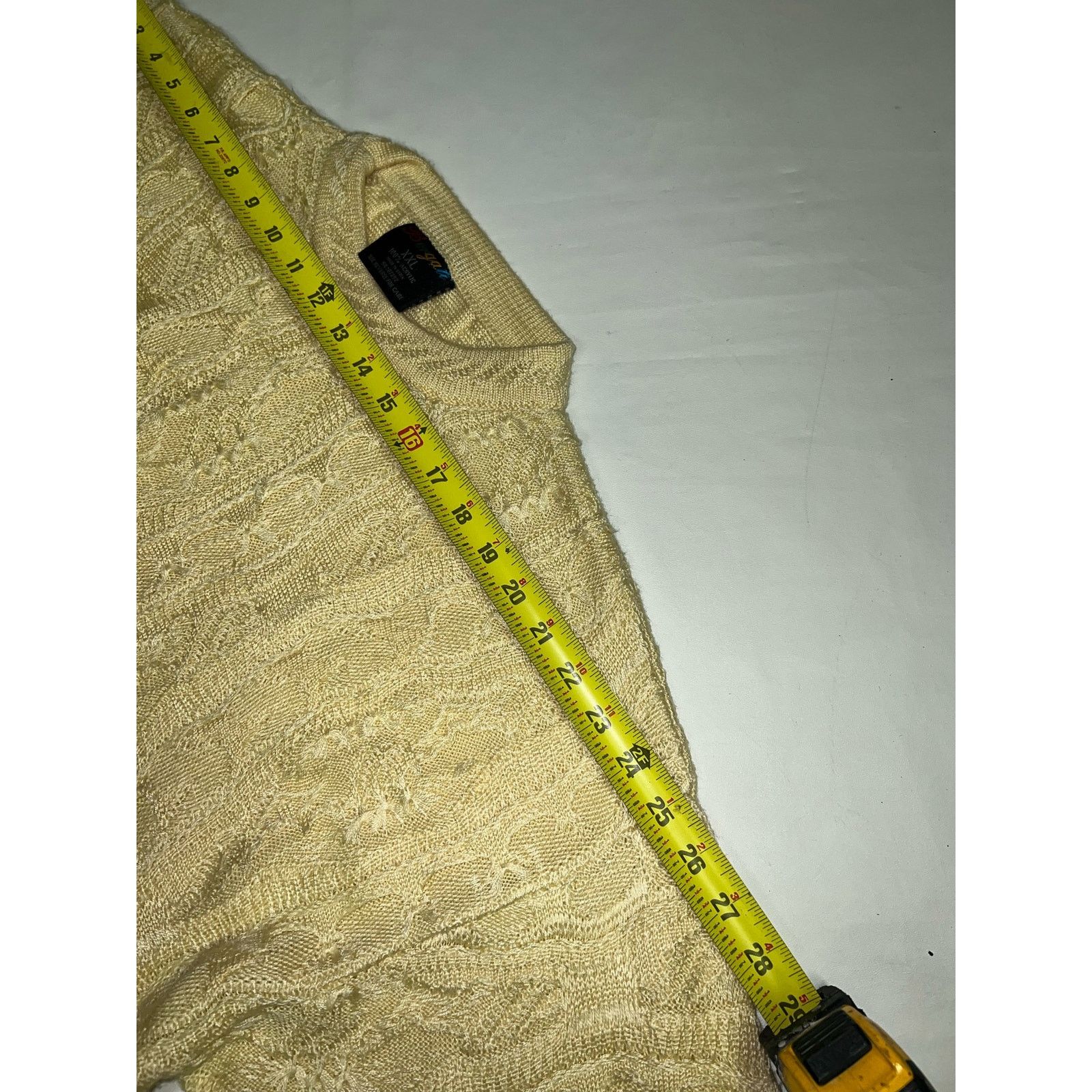 Bergati Vintage Bergati Cable Knit Coogi Style 3D Texured Sweater Size US XXL / EU 58 / 5 - 6 Thumbnail