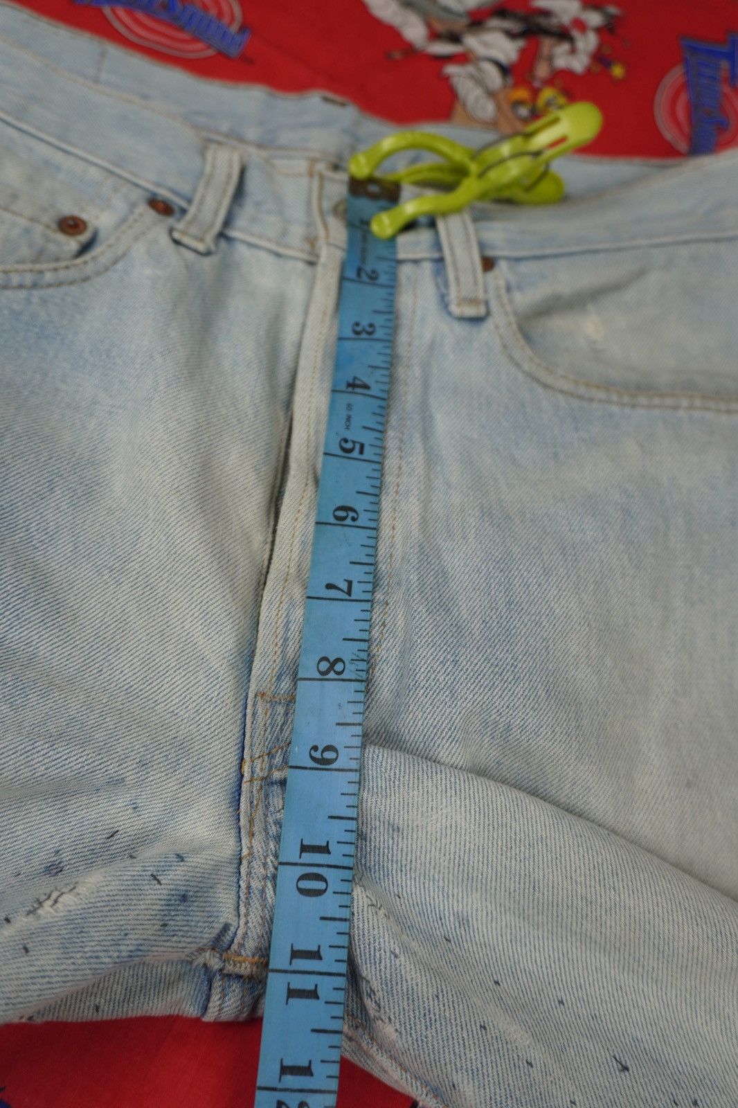 Levi's × Vintage Vintage Levis 501 Redline Selvedge Button #6 Grunge Baggy Size US 30 / EU 46 - 20 Thumbnail