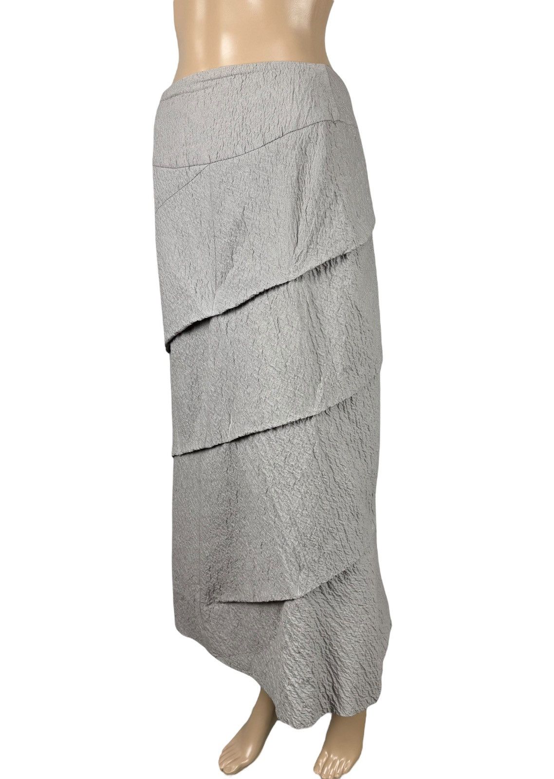 Designer Sonja Marohn Avant Garde Long Maxi Skirt Structured Size 26" / US 2 / IT 38 - 3 Thumbnail