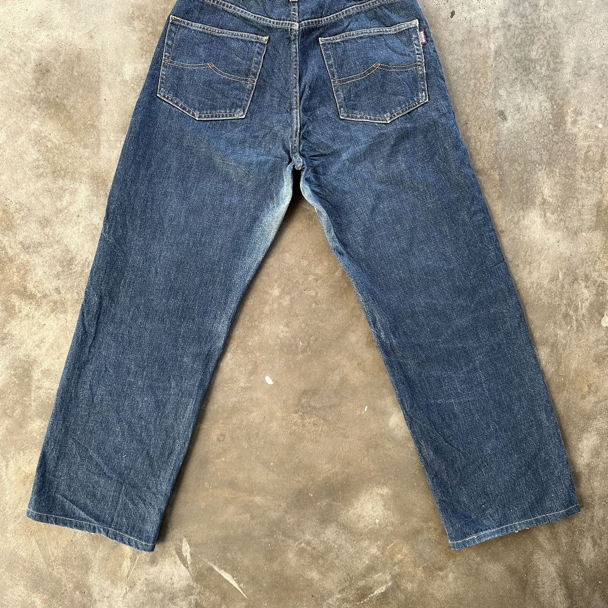 Japanese Brand Vintage Bobson Sick Pant Faded Denim Jean W30 Size US 30 / EU 46 - 10 Thumbnail