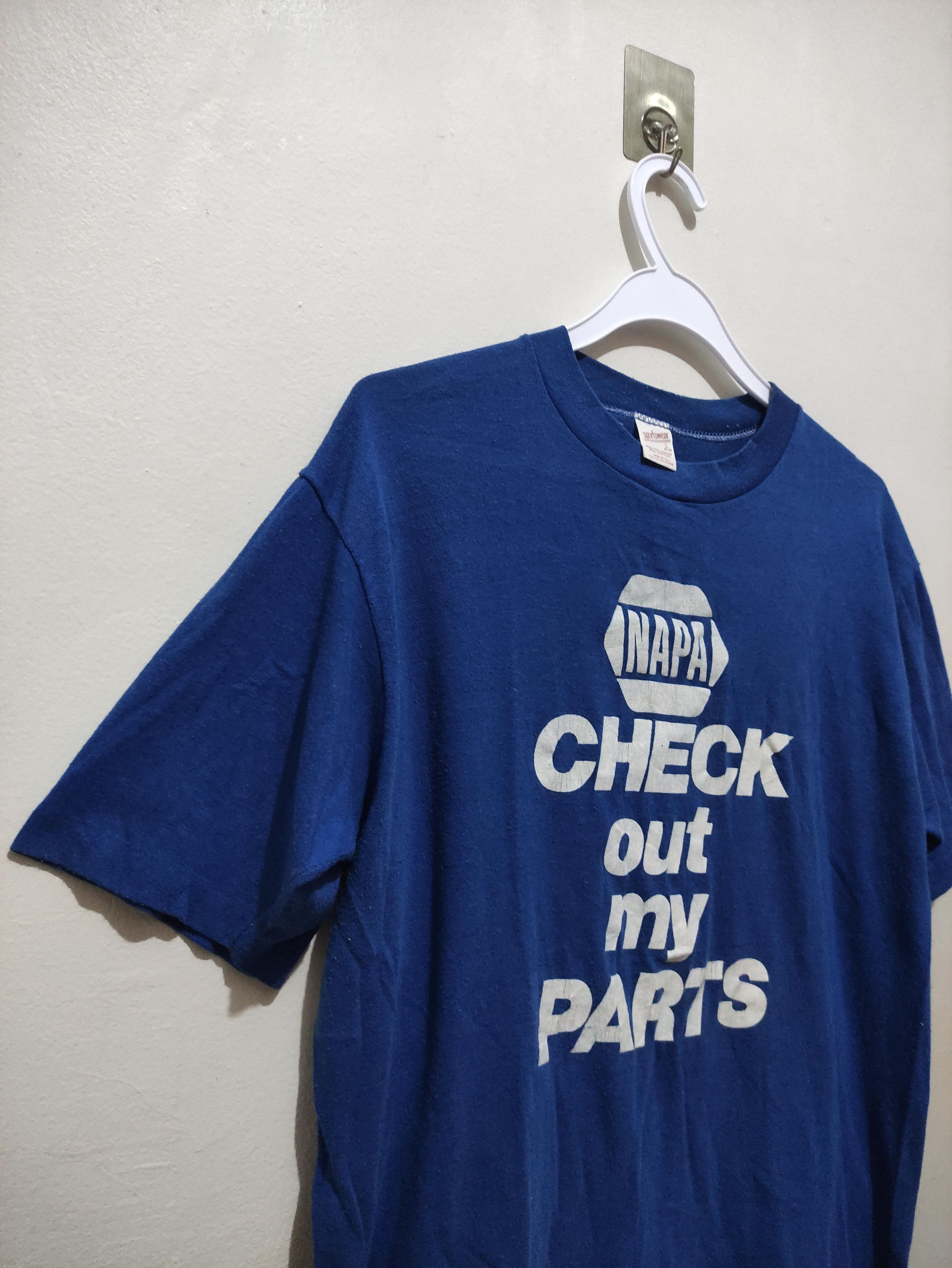 Vintage Vintage 70s NAPA Auto Parts T-Shirt Size US L / EU 52-54 / 3 - 10 Thumbnail
