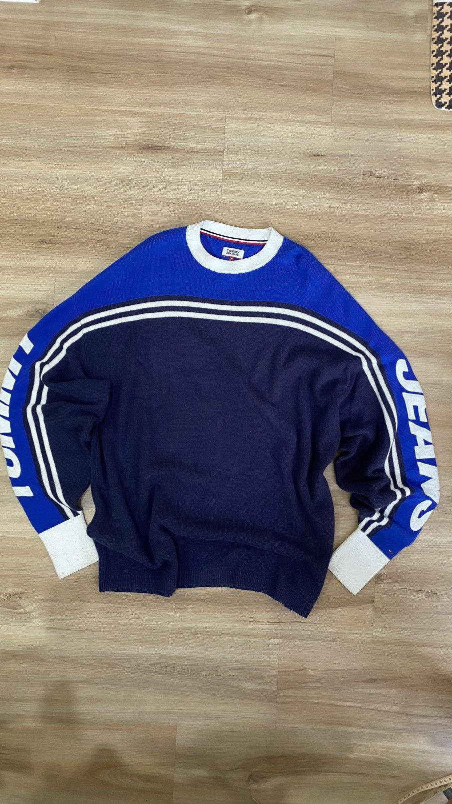 Tommy Jeans Tommy Jeans Oversized Y2K Racing Knit Sweater Size S Size S / US 4 / IT 40 - 1 Thumbnail