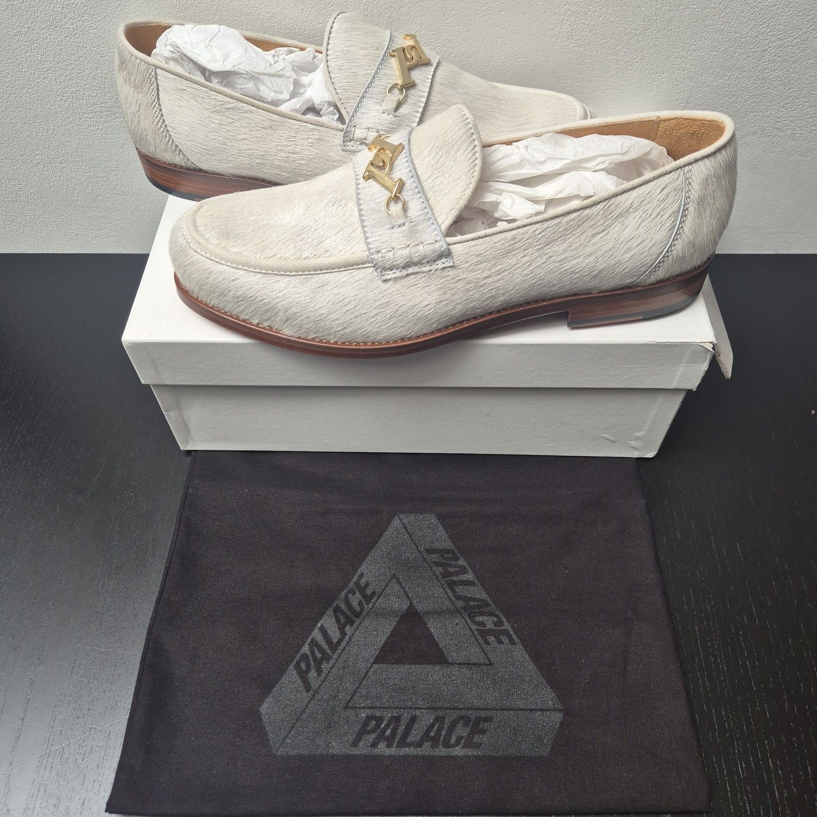 Palace Palace Pony Hair Loafer White UK10.5 Brand New In Box Size US 11 / EU 44 - 1 Thumbnail