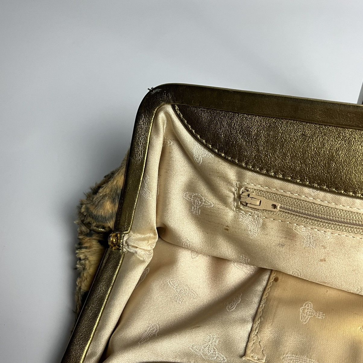 Vivienne Westwood Vivienne Westwood Faux Fur Leopard Long Clutch Bag Size ONE SIZE - 8 Thumbnail