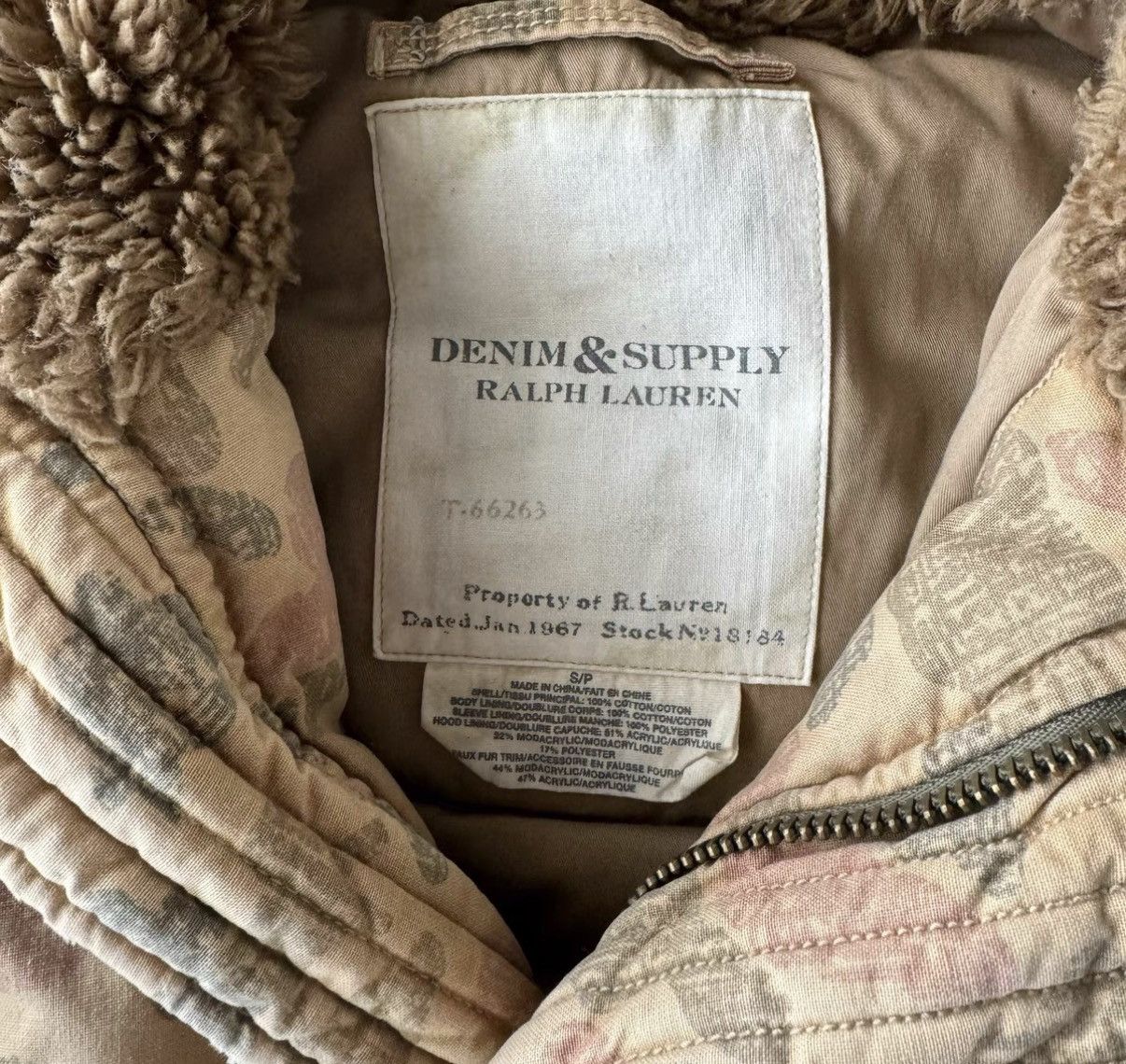 Denim & Supply Ralph Lauren Denim & Supply Indian Camo N3B Down Coat Ralph Lauren K22 Size US S / EU 44-46 / 1 - 5 Thumbnail