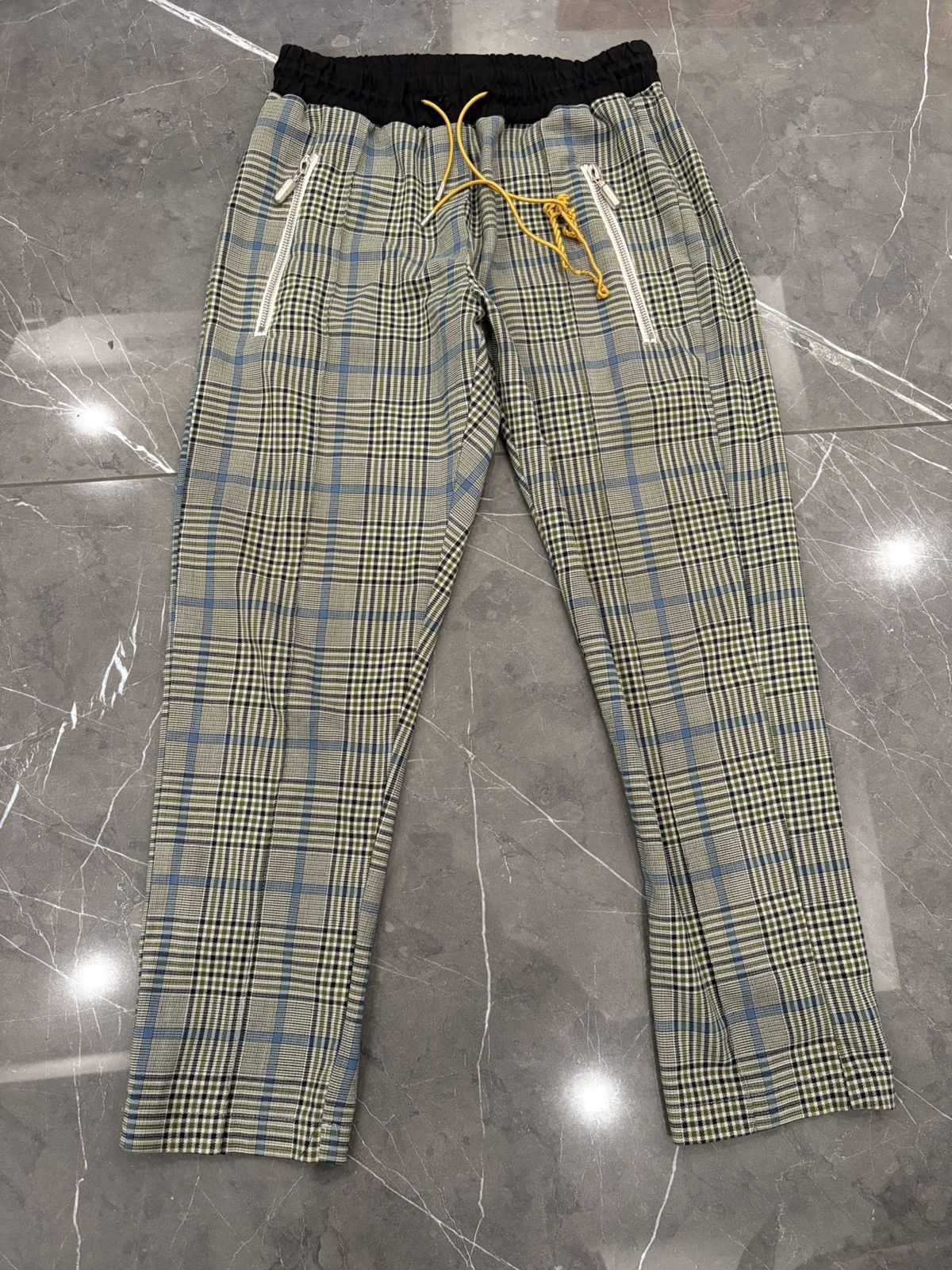 Rhude Rhude Traxedo Plaid Trouser Pants blue medium Size US 28 / EU 44 - 1 Thumbnail