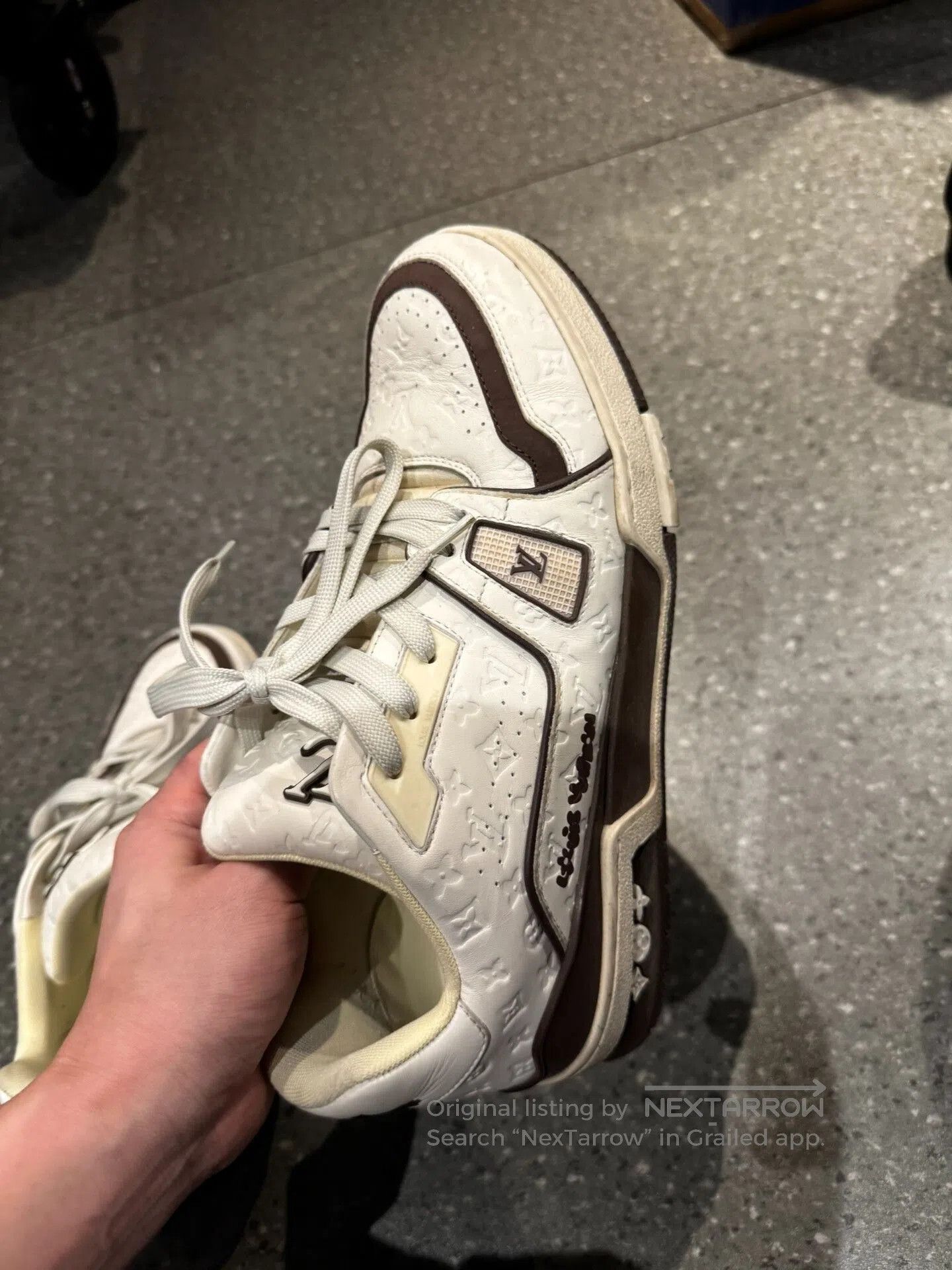 Louis Vuitton Louis Vuitton Trainer x Tyler White Brown. Size US 6.5 / EU 39-40 - 4 Thumbnail