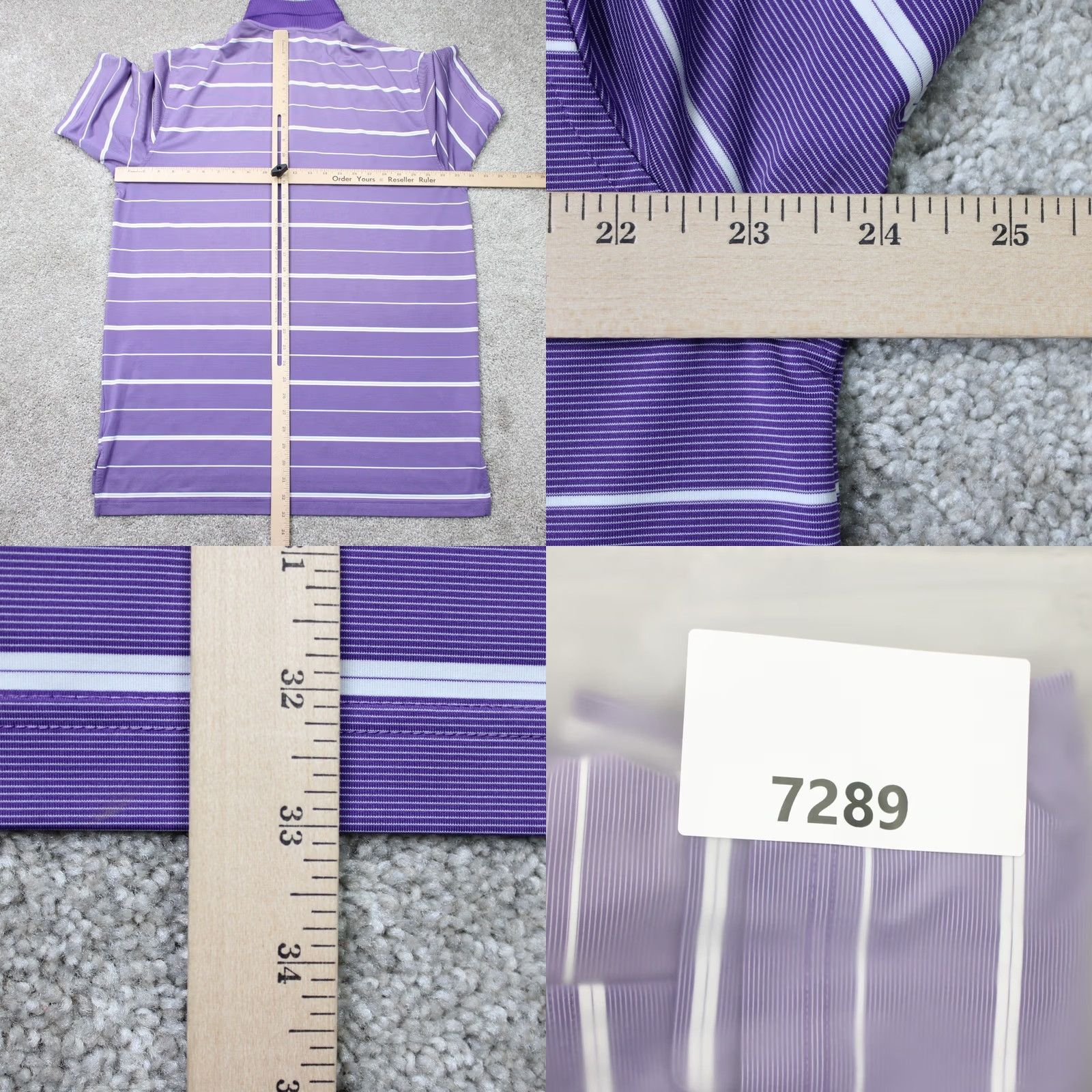 Peter Millar Peter Millar Polo Shirt Mens Large Purple Summer Comfort Golf Short Sleeve Shirt Size US L / EU 52-54 / 3 - 8 Thumbnail