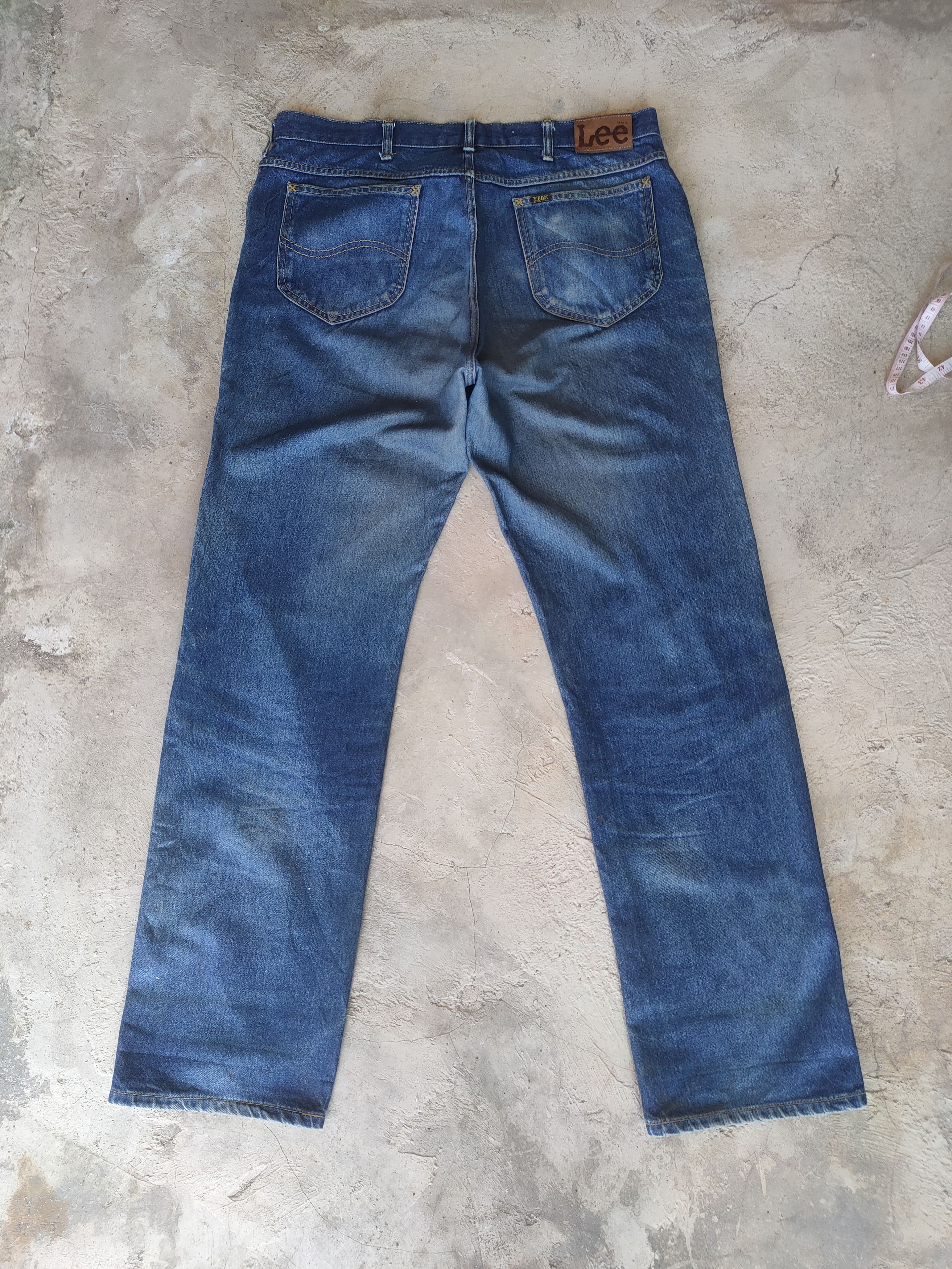 Jean × Lee W38 VINTAGE LEE FADED DISTRESSED JEAN PANTS Size US 38 / EU 54 - 9 Thumbnail