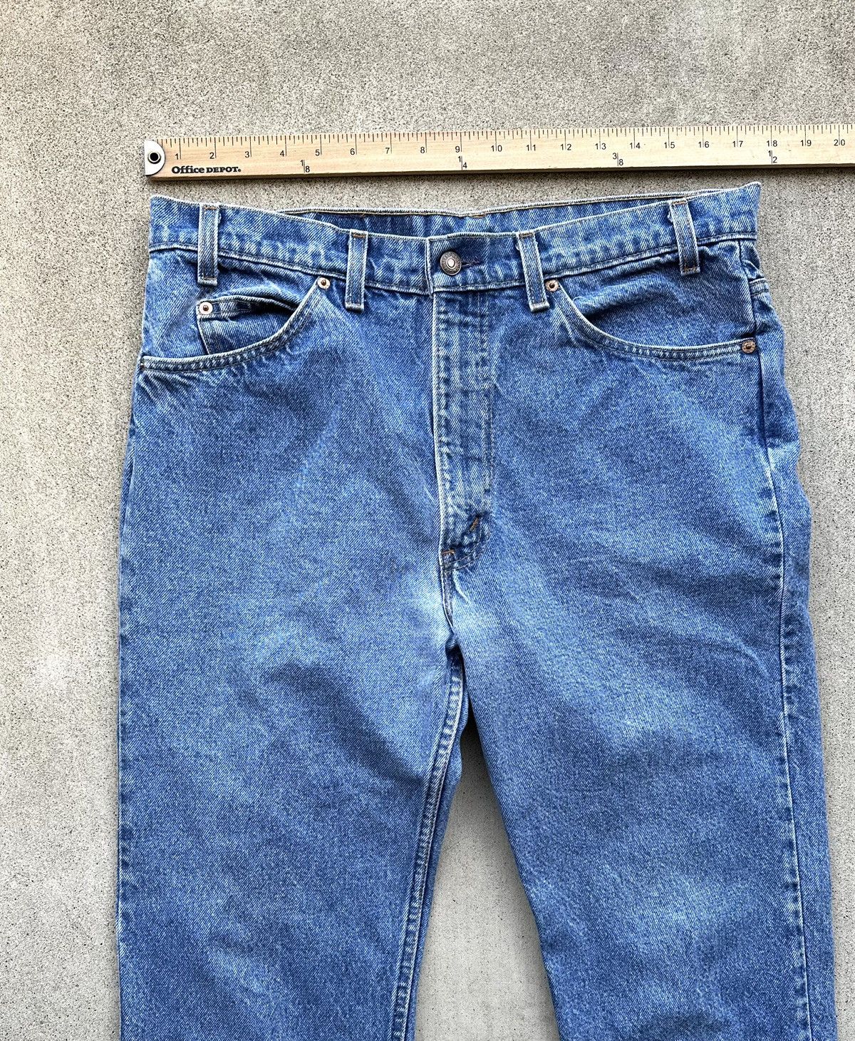 Levi's × Vintage Vintage Levi’s 505 Orange Tab Jeans Men Size 36x32 Straight Size US 36 / EU 52 - 5 Thumbnail