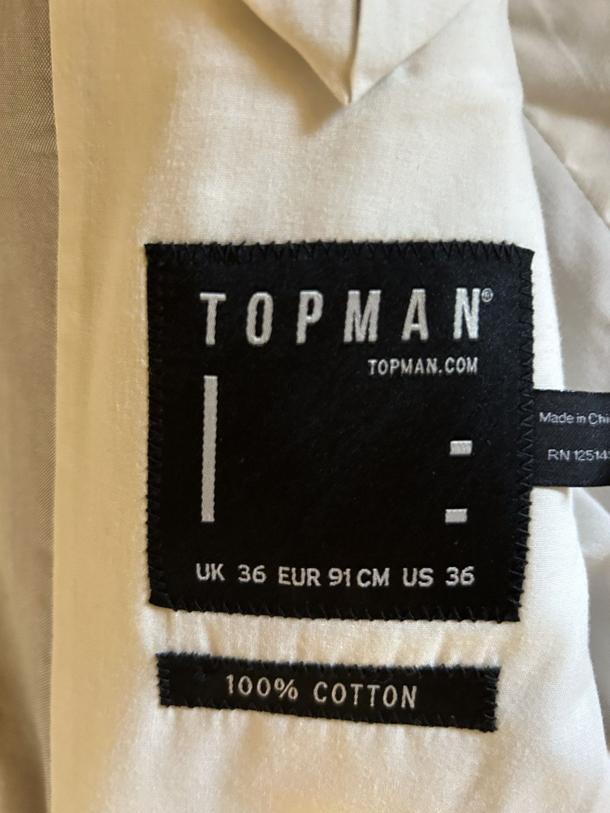 Topman Topman Suit Size 36R - 3 Thumbnail
