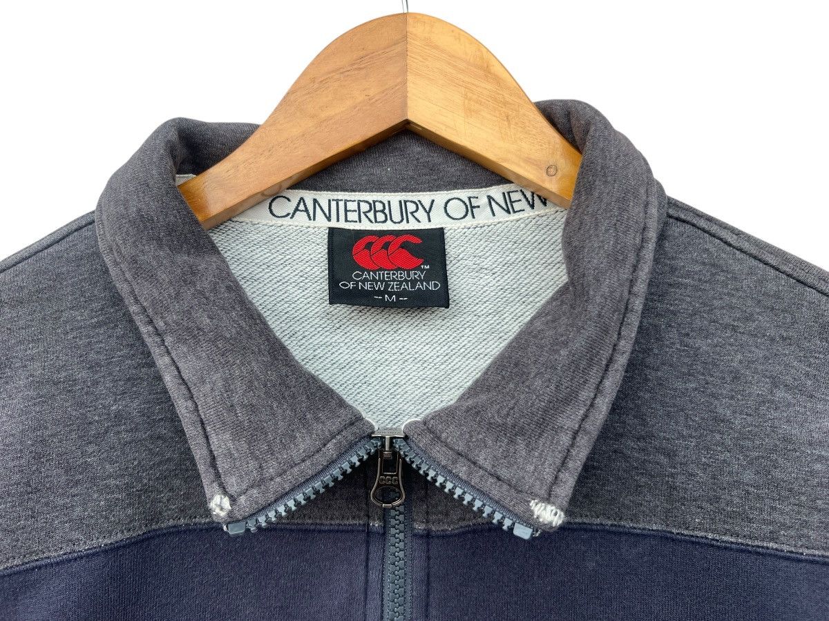 Canterbury of New Zealand Vintage Centerburry Half Zip Big Logo Distressed Sweatshirt Size US M / EU 48-50 / 2 - 6 Thumbnail
