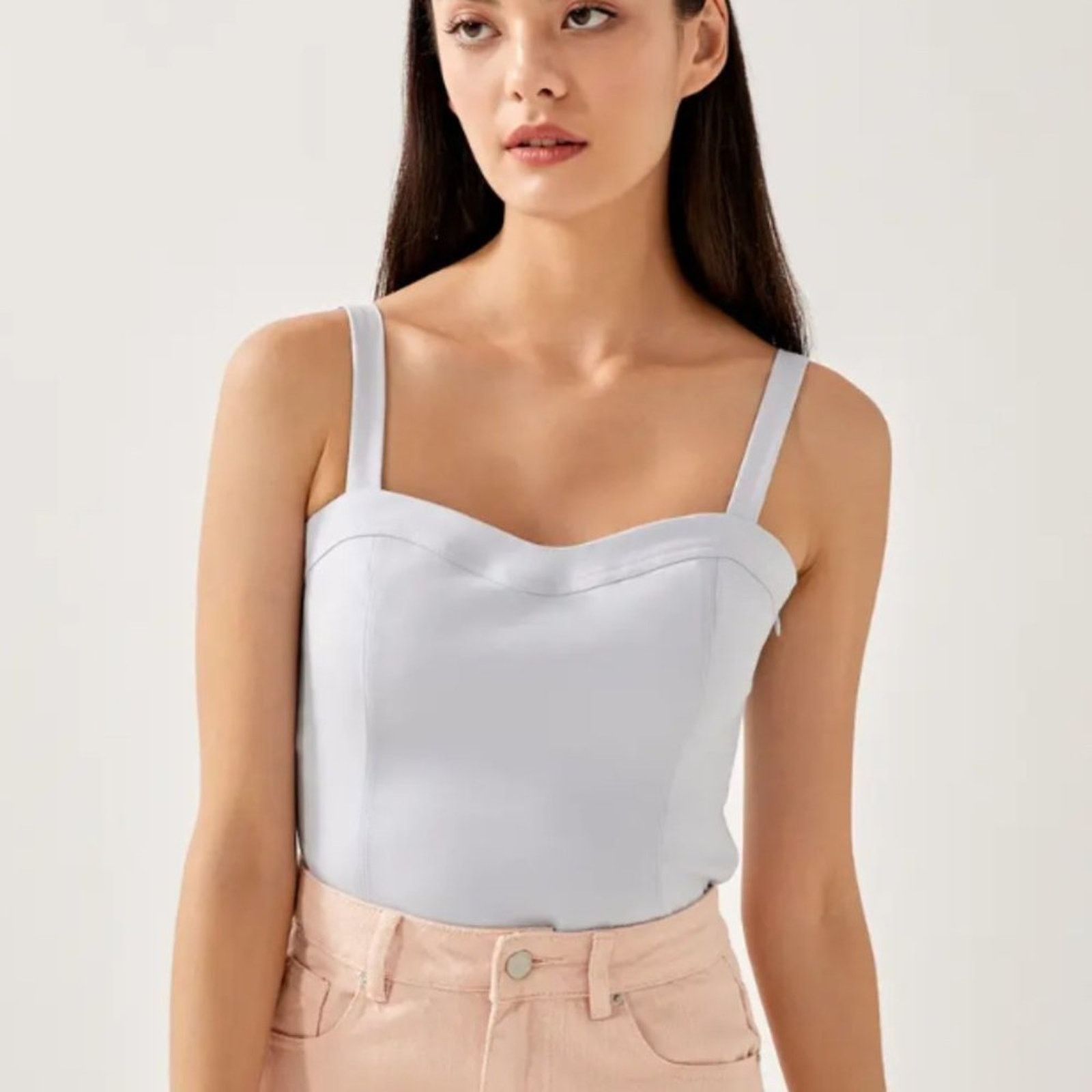 Other Love Bonito Baby Blue Armelle Panel Bustier Top Size M / US 6-8 / IT 42-44 - 4 Thumbnail