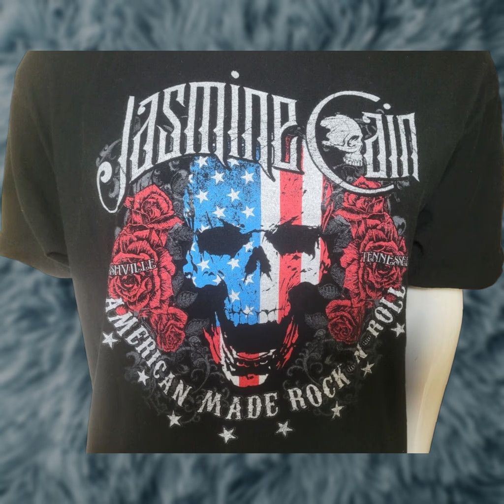 Tultex Jasmine Cain Band T Shirt XL Black Mens USA Size US XL / EU 56 / 4 - 1 Thumbnail
