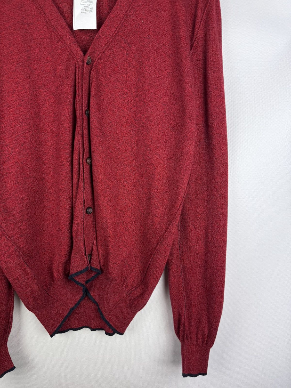 Maison Margiela Maison Margiela Button Front Elbow Patches Cardigan Sweater Size US XL / EU 56 / 4 - 6 Thumbnail