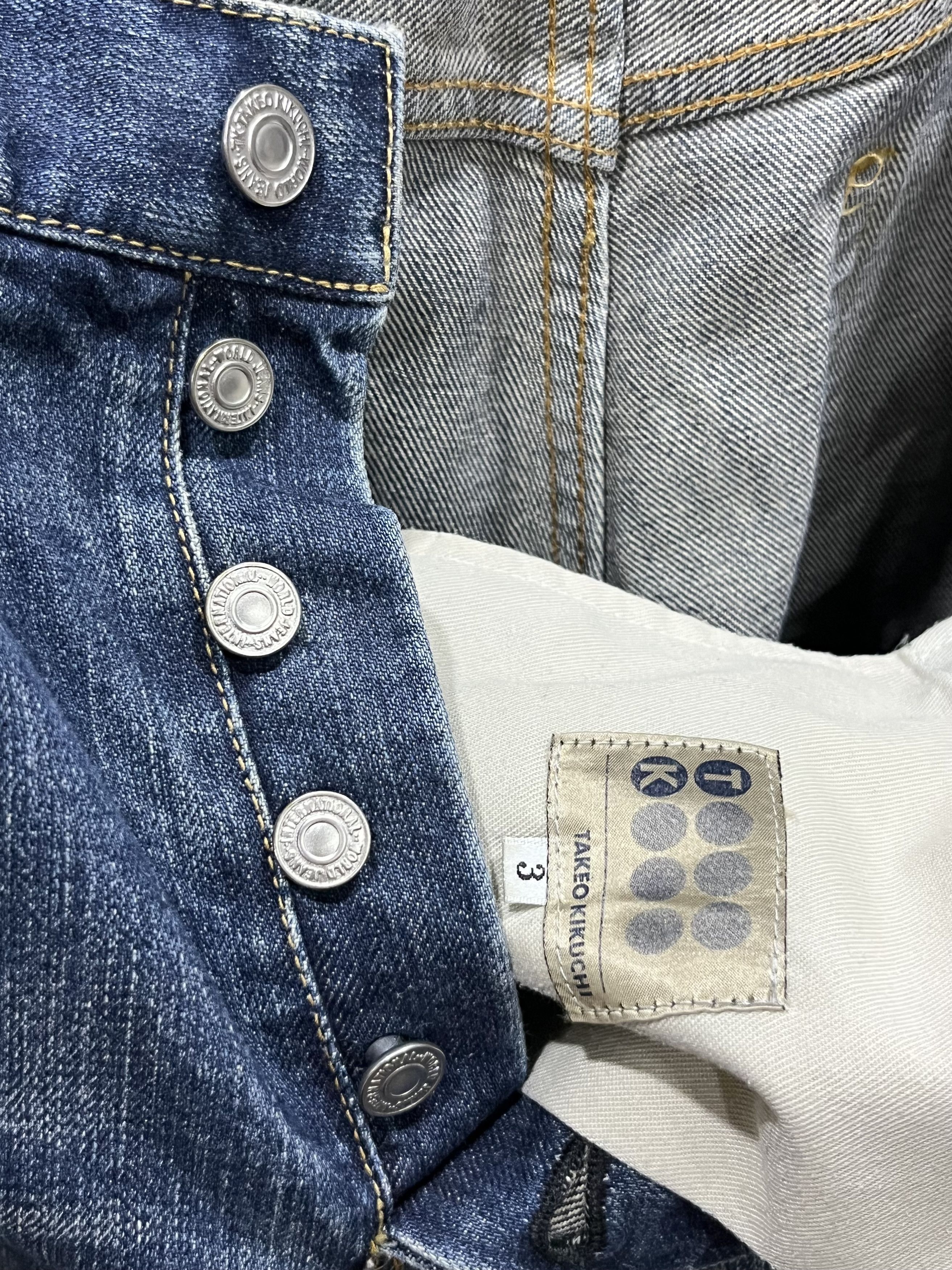 Takeo Kikuchi 🔥Takeo Kikuchi Distressed Japan Denim Paint Splatter Jeans Size US 30 / EU 46 - 10 Thumbnail