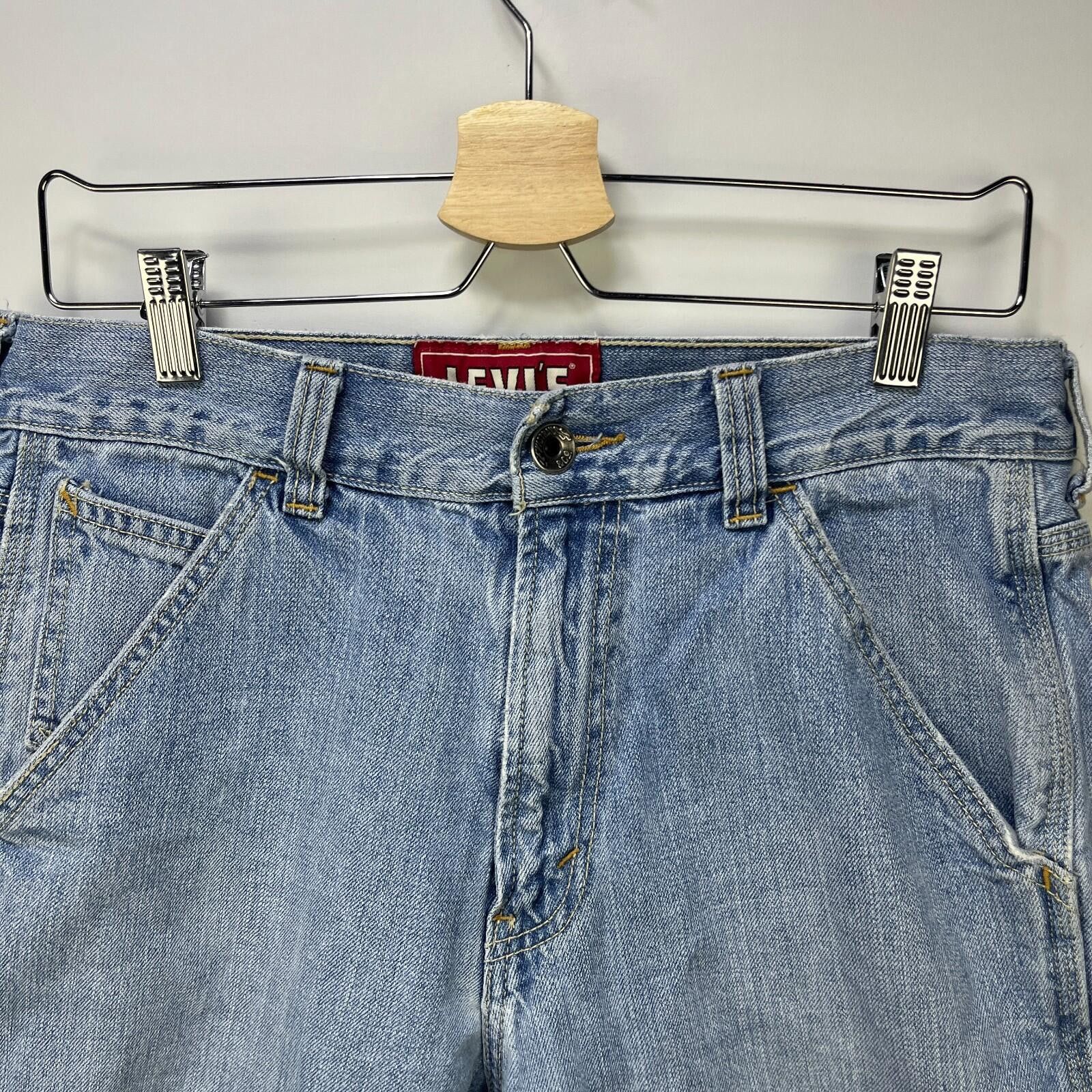 Levi's Vintage Levi's Loose Carpenter Denim Jean Shorts 32 Size US 32 / EU 48 - 5 Thumbnail