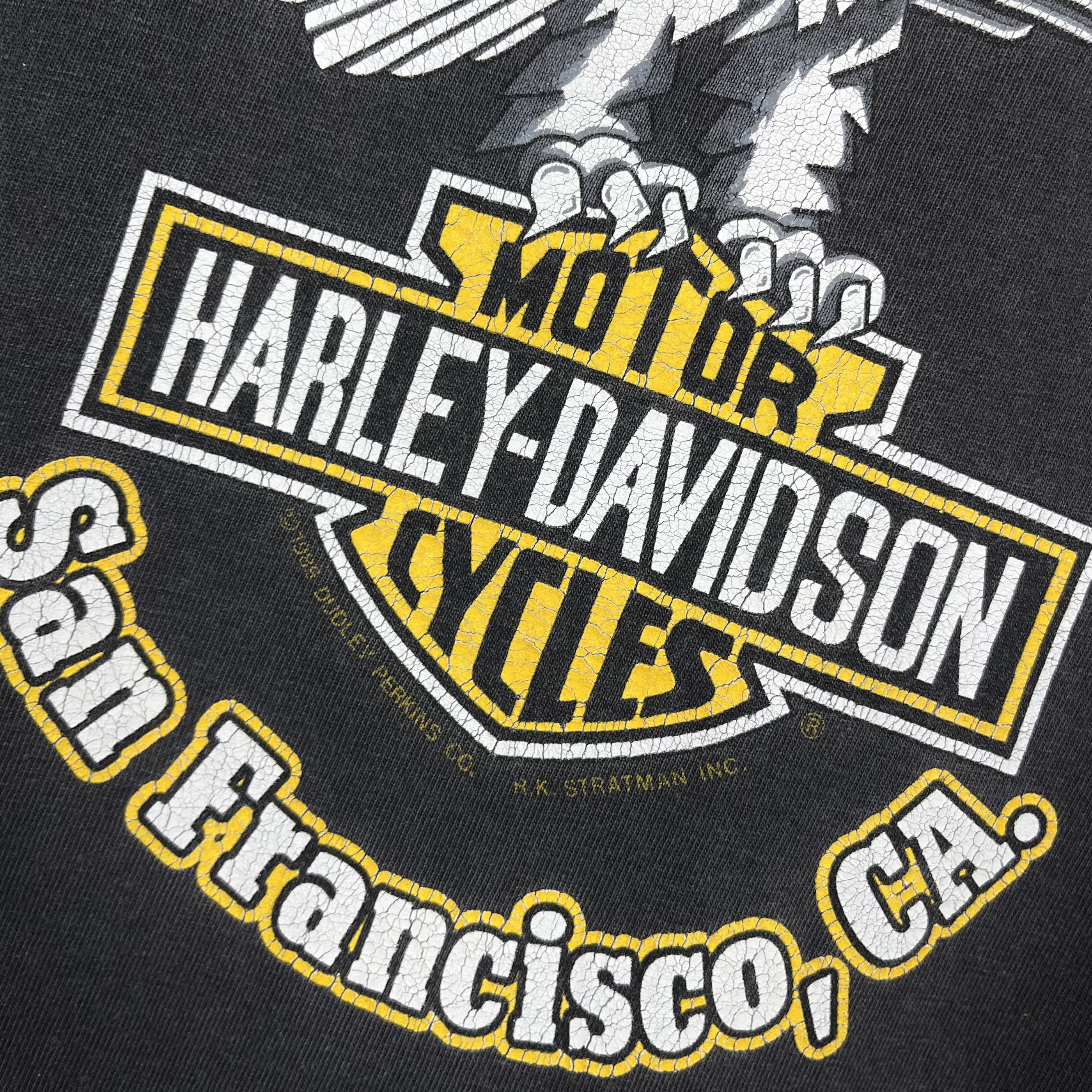 Harley Davidson Vintage Harley Davidson Dudley Perkins Co. T Shirt 1989 Size US XL / EU 56 / 4 - 5 Thumbnail