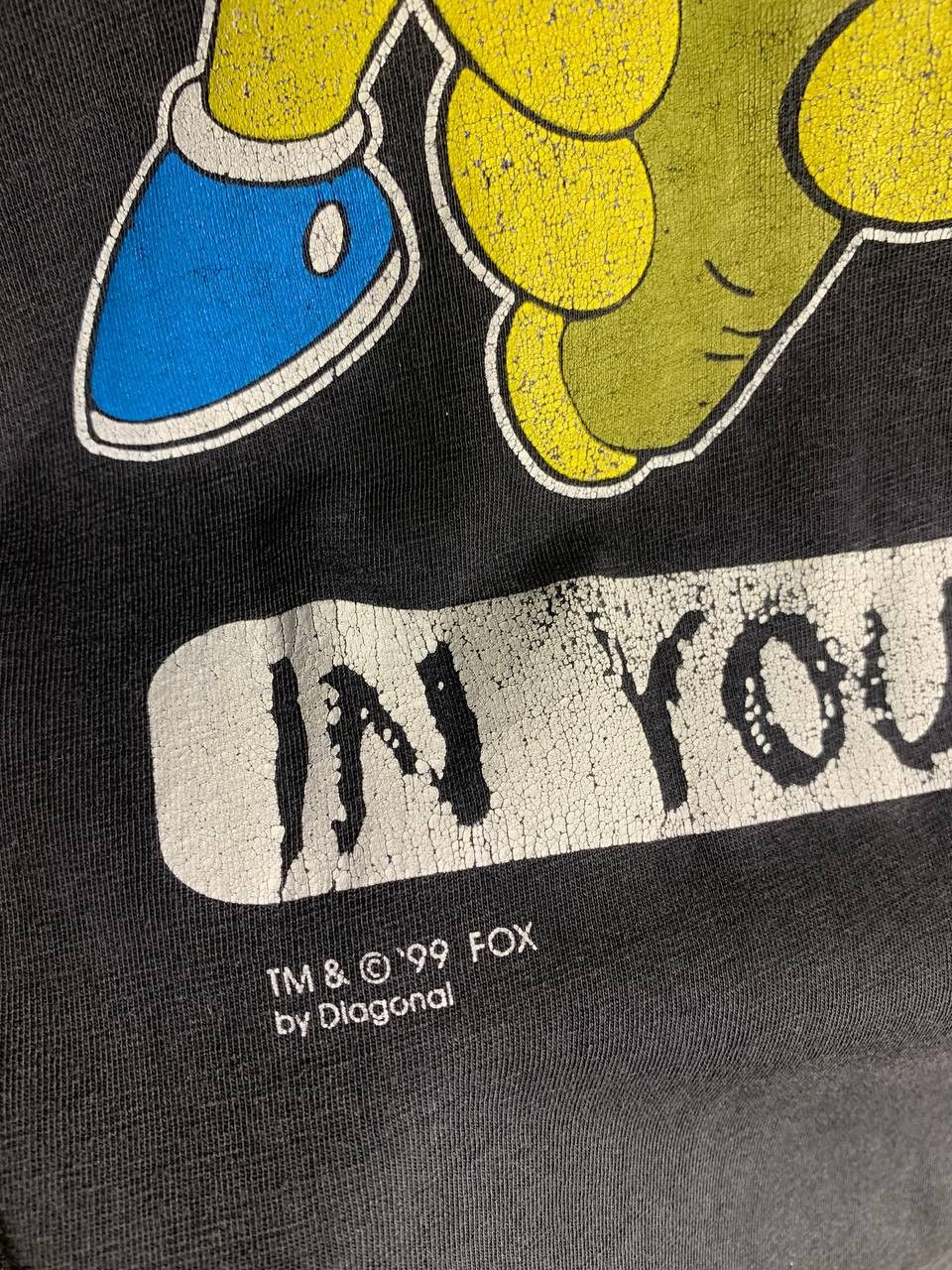 Cartoon Network Vintage The Simpsons Bart 1999 T-Shirt Retro Movie Y2K Size US XL / EU 56 / 4 - 5 Thumbnail