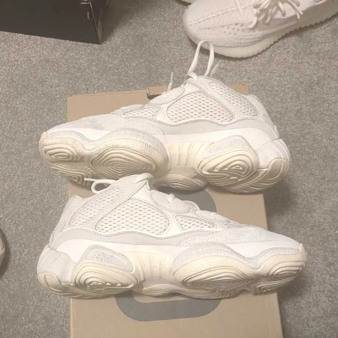 Adidas Adidas Yeezy 500 Bone White FV3573 Size 7 US Men Used Size US 8 / IT 38 - 2 Thumbnail