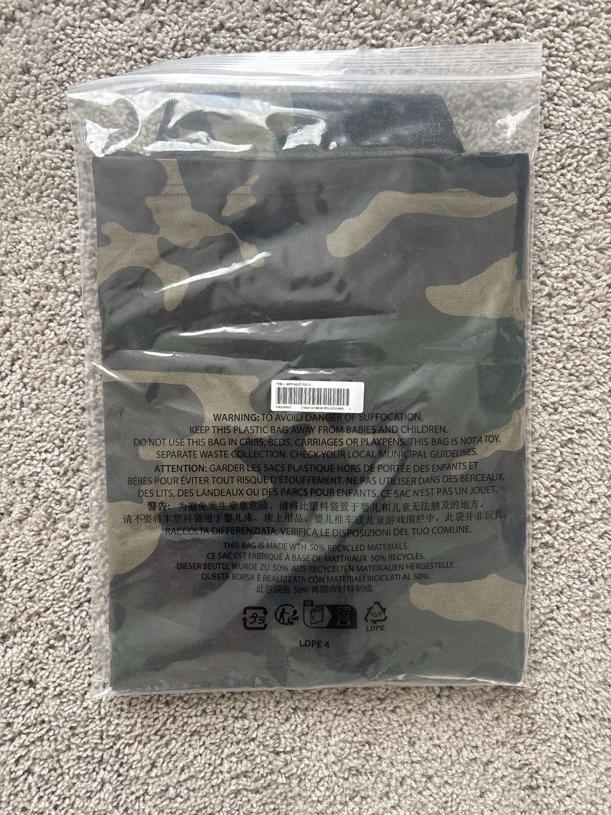 Supreme Supreme Appliqué Twill Camo Polo Size US L / EU 52-54 / 3 - 2 Thumbnail