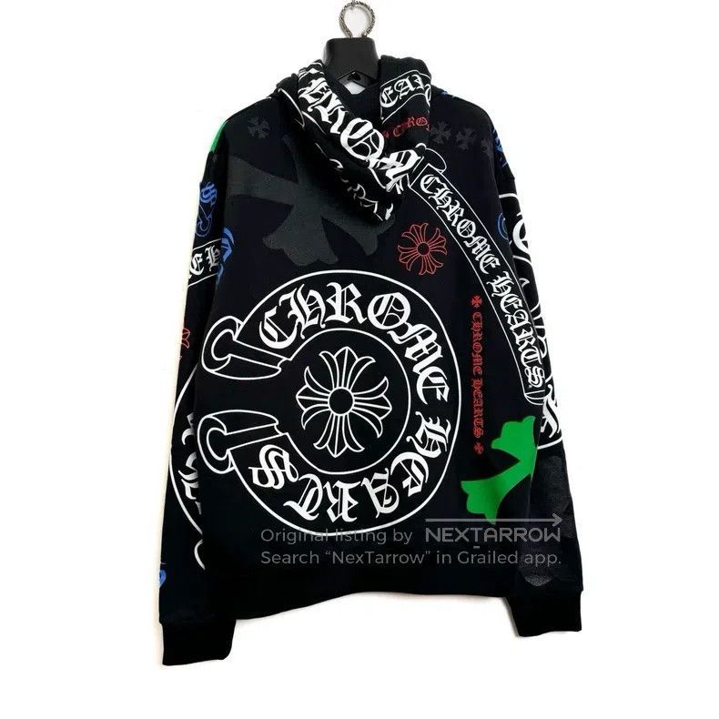 Chrome Hearts CHROME HEARTS Size XL Graffiti hoodie Size US XL / EU 56 / 4 - 2 Thumbnail