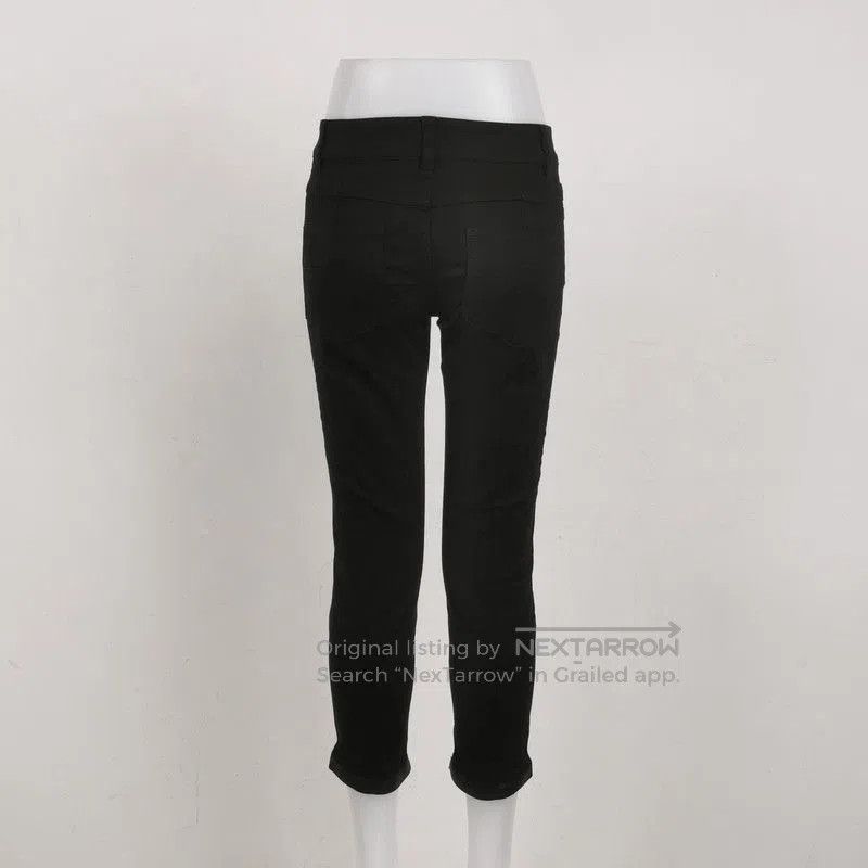Louis Vuitton Louis Vuitton Black Cotton Slim Fit Trousers. Size US 36 / EU 52 - 2 Thumbnail