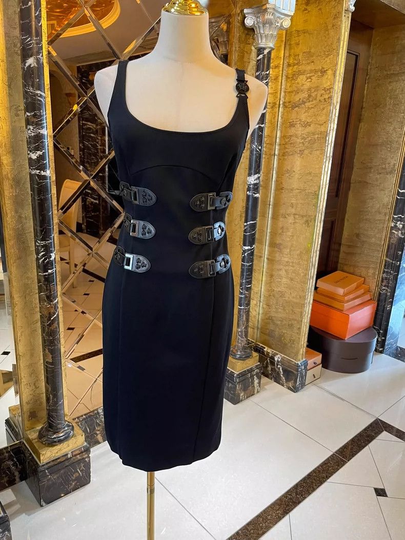 Versace Versace Medusa logo dress Size M / US 6-8 / IT 42-44 - 1 Thumbnail