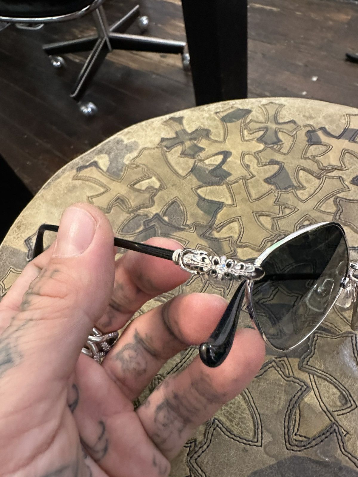 Chrome Hearts Chrome hearts DIAMOND DOG SUNGLASSES NEW Size ONE SIZE - 1 Thumbnail