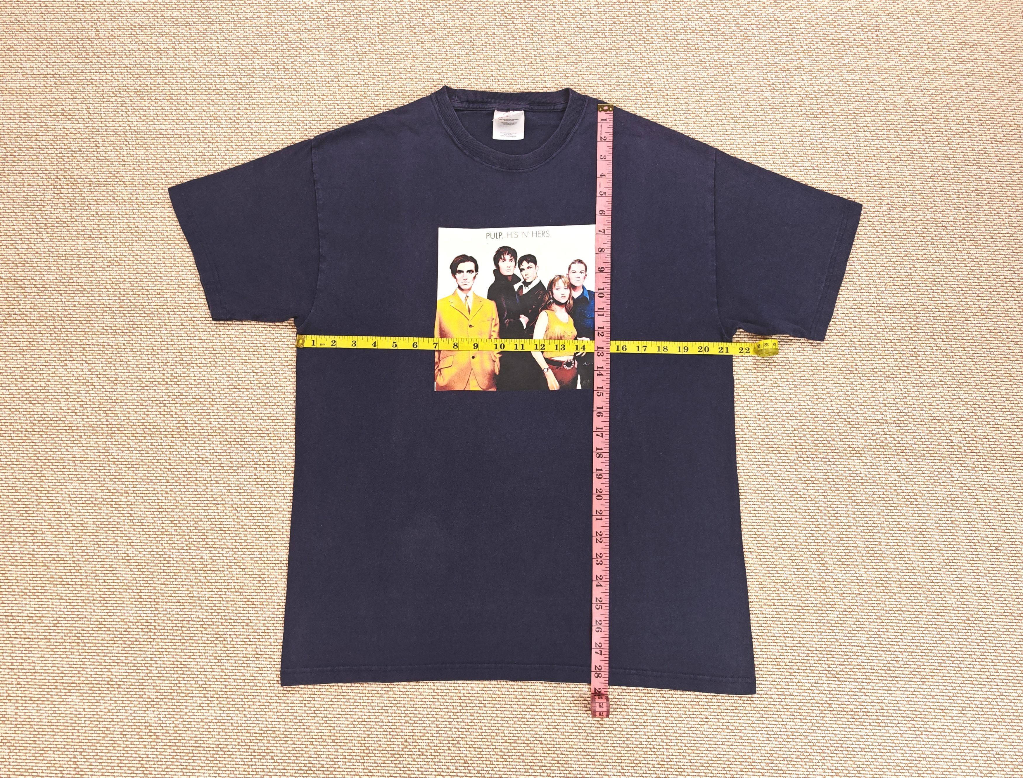 Vintage Vintage Late 1990s Pulp Band His 'N' Hers Album Tee Size US L / EU 52-54 / 3 - 3 Thumbnail