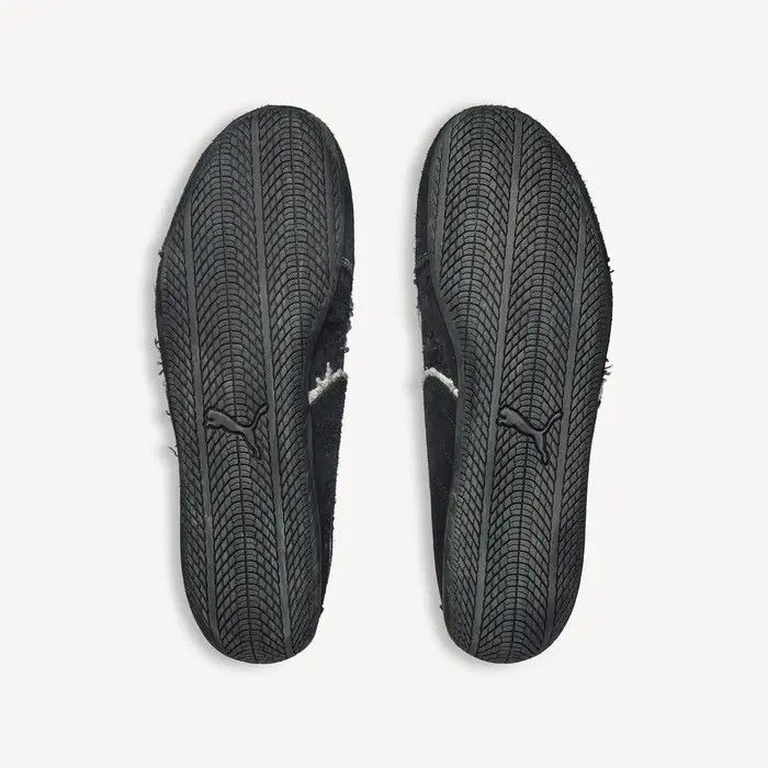 Balenciaga × Puma o1in1g0326 Speedcat Suede Sneakers in Black/White Size US 5 / EU 37 - 6 Thumbnail