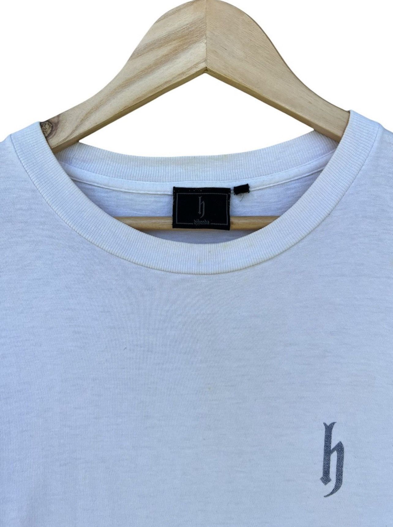 Japanese Brand × Vintage Dj Honda Big Logo White Tee Large Size US L / EU 52-54 / 3 - 4 Thumbnail