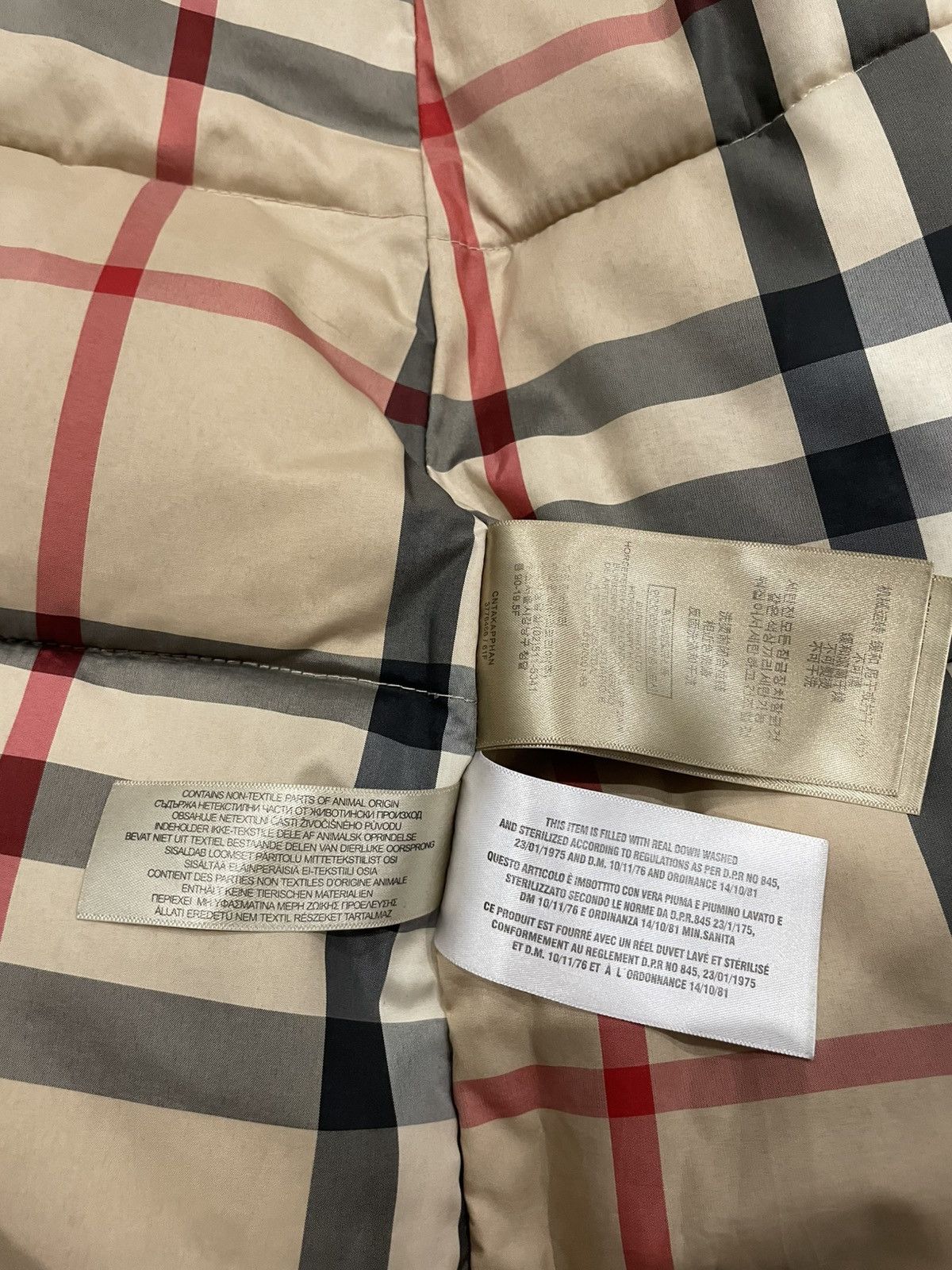 Burberry Burberry Brit long down Nova Check puffer jacket heavy coat Size S / US 4 / IT 40 - 7 Thumbnail