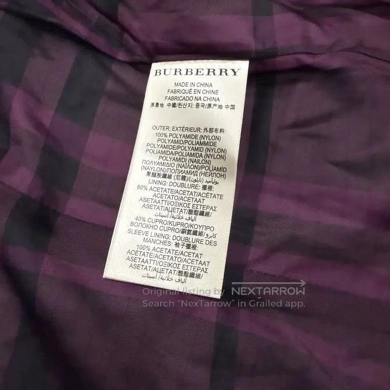 Burberry Burberry Women's Red Polyester Jacket Size L. Size L / US 10 / IT 46 - 4 Thumbnail