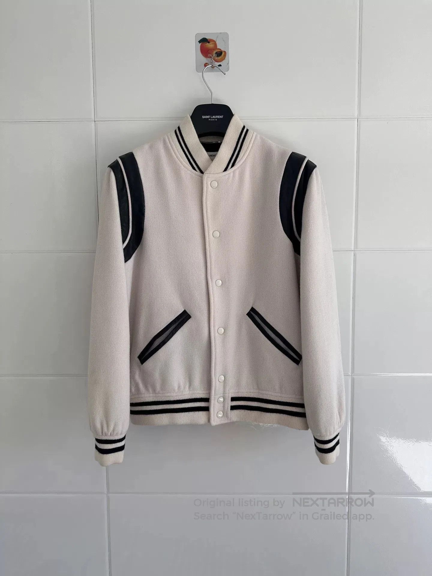 Saint Laurent Paris Saint Laurent 22FW Varsity Jacket. Size US L / EU 52-54 / 3 - 1 Thumbnail