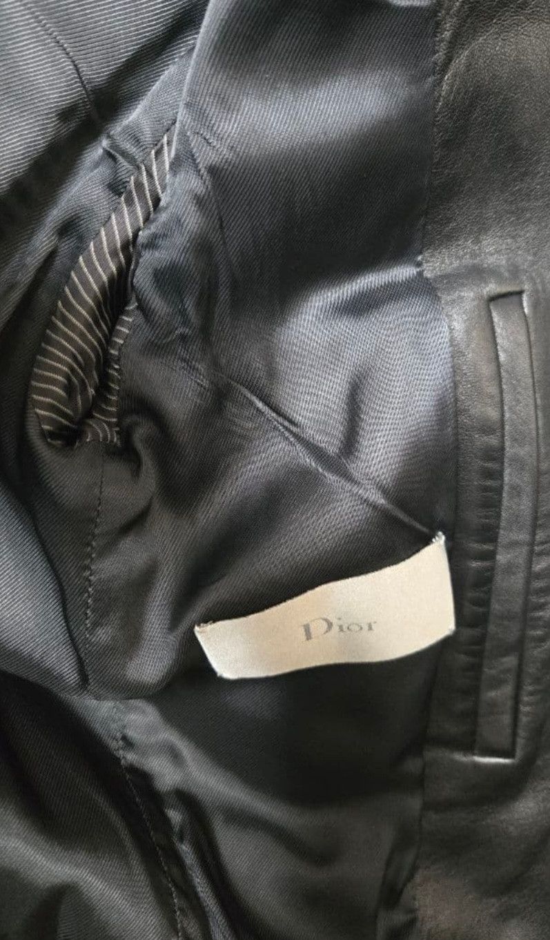 Dior Deadstock Dior Homme 07SS 4-Pocket Leather Jacket 44 Hedi Size US S / EU 44-46 / 1 - 12 Thumbnail