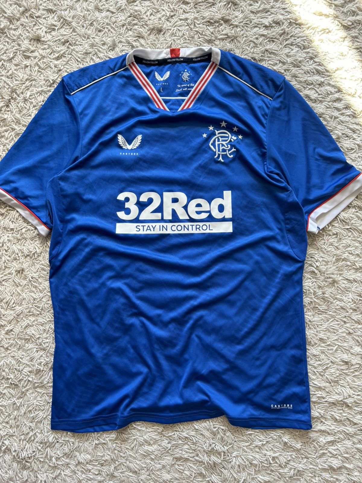 Erima × Vintage Vintage Soccer Jersey Rangers Blue Colour Size US L / EU 52-54 / 3 - 1 Thumbnail