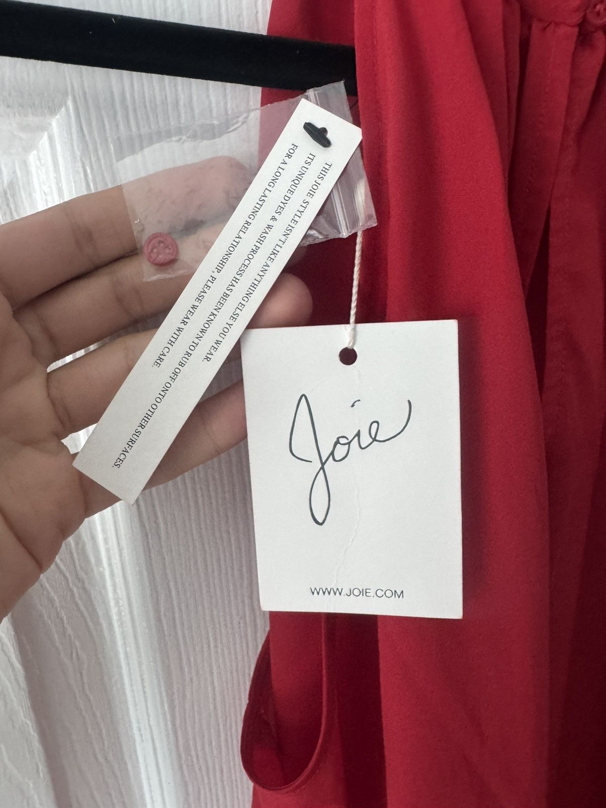 Joie Joie Vibrant Red Sleeveless Blouse Size L / US 10 / IT 46 - 7 Thumbnail