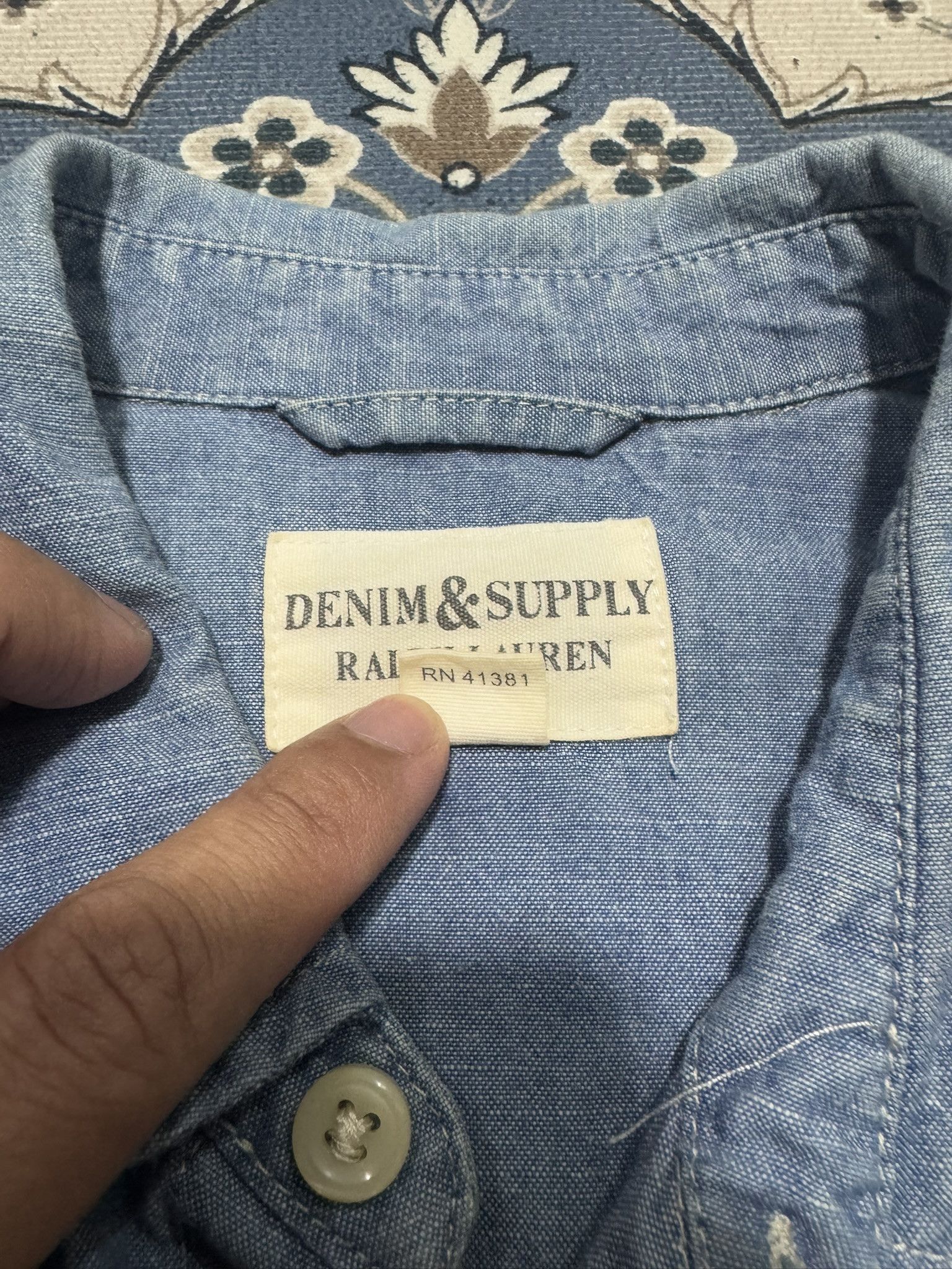 Denim & Supply Ralph Lauren × Polo Ralph Lauren × RRL Ralph Lauren Denim And Supply Ralph Lauren America Patchwork Shirt Size US S / EU 44-46 / 1 - 6 Thumbnail