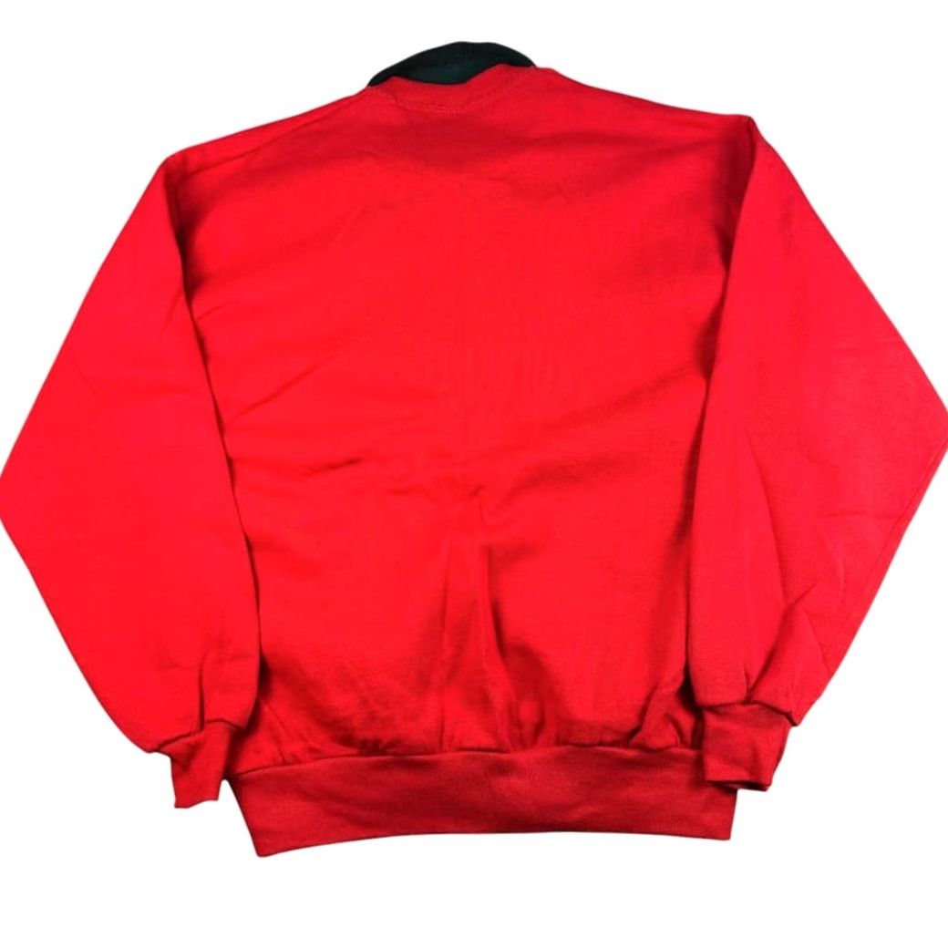 Jerzees VINTAGE JERZEES Sweatshirt Women's XL Red Christmas Preppy Pullover 90s 80s Teddybear Womens Size XL / US 12-14 / IT 48-50 - 6 Thumbnail