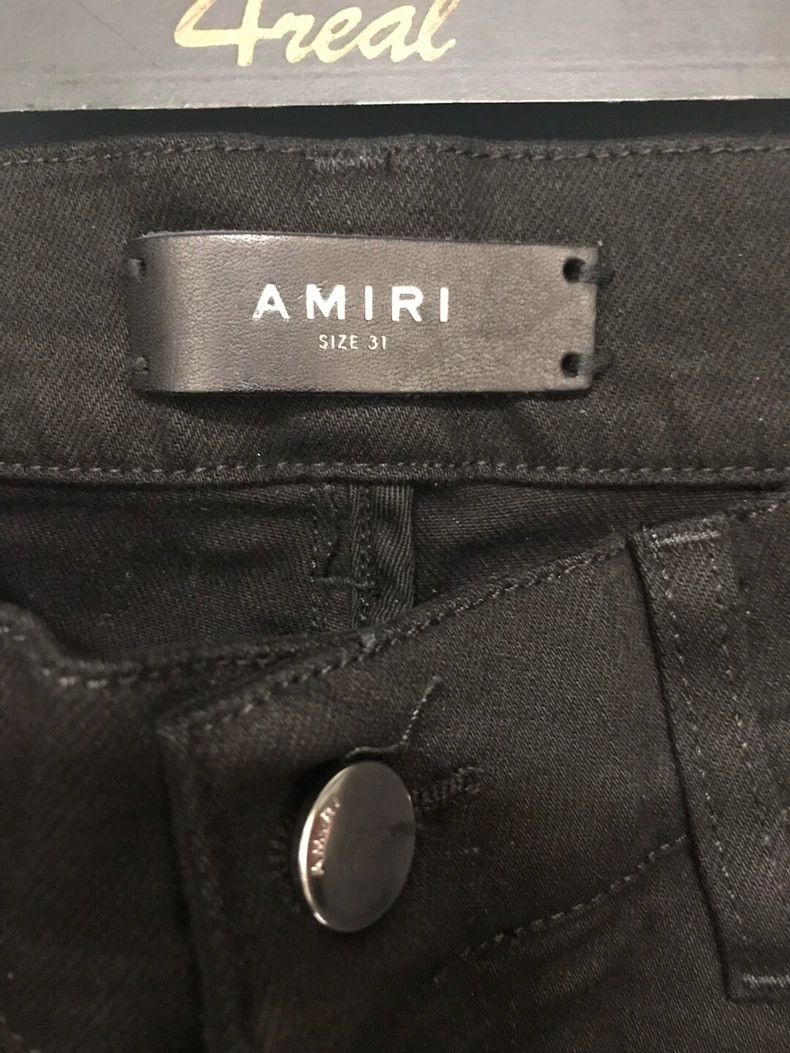 Amiri Amiri 19 pure black mx1 with tag size 31 (in stock) amiri Size US 31 - 3 Thumbnail