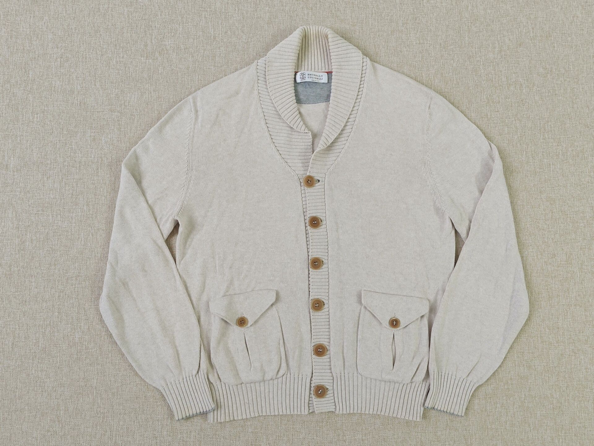Brunello Cucinelli Brunello Cucinelli Men's Knit Cardigan Size US M / EU 48-50 / 2 - 1 Thumbnail