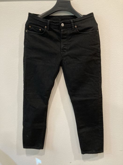 Acne Studios Acne Studios River Stay Black Jeans | Grailed