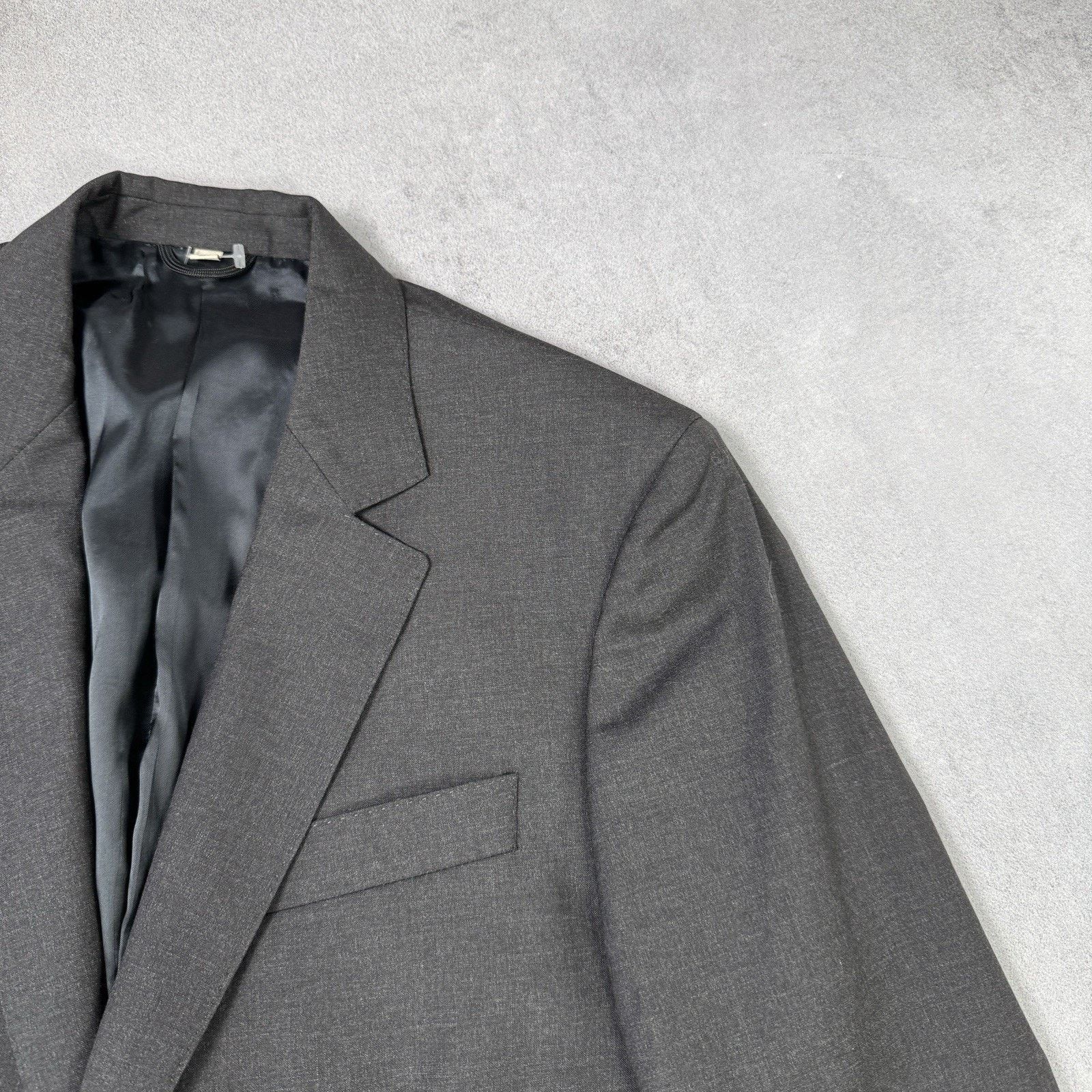 Burberry Burberry Men Wool Blazer Grey Size 50R Size 40R - 3 Thumbnail