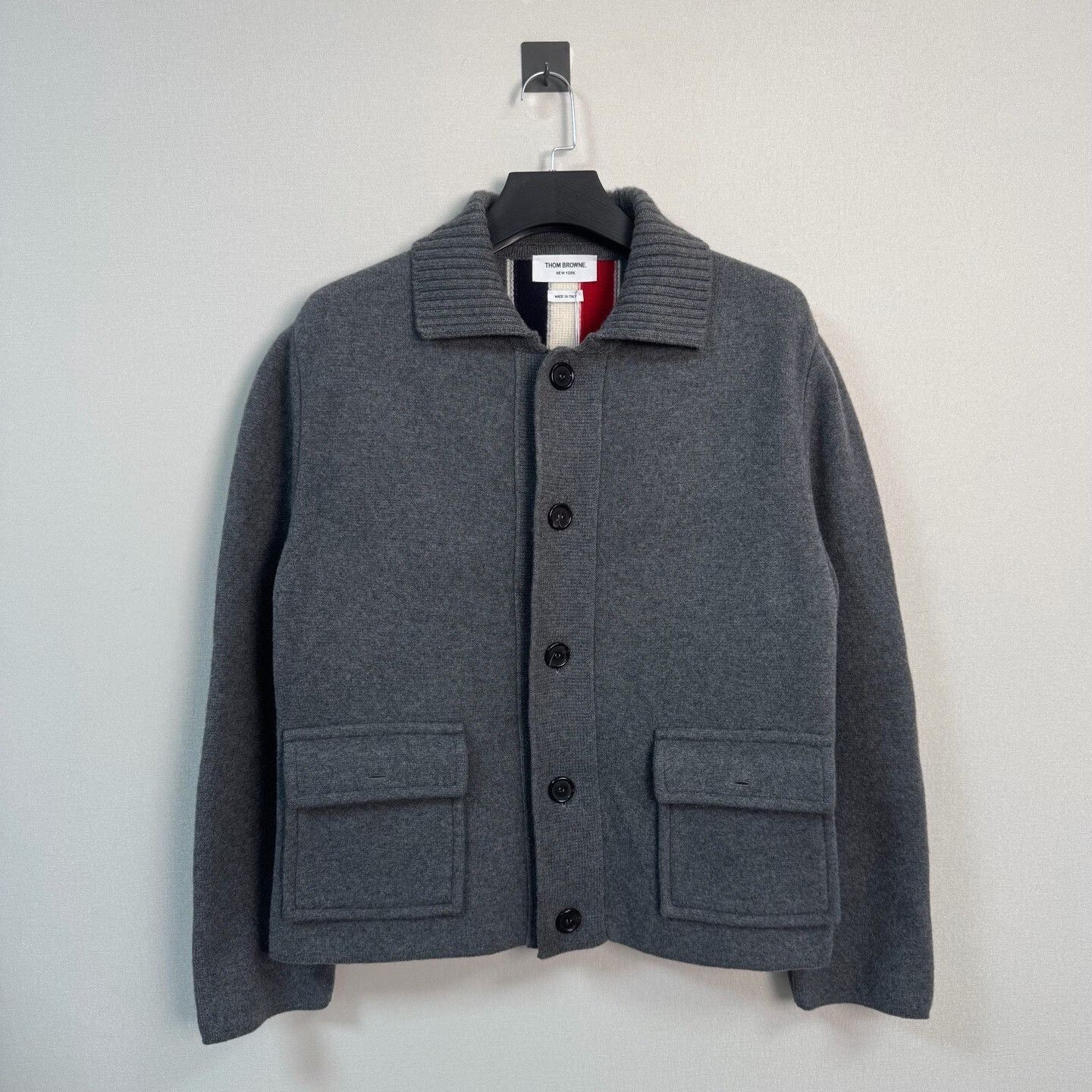 Thom Browne thom browne striped wool outerwear jacket Size US M / EU 48-50 / 2 - 1 Thumbnail
