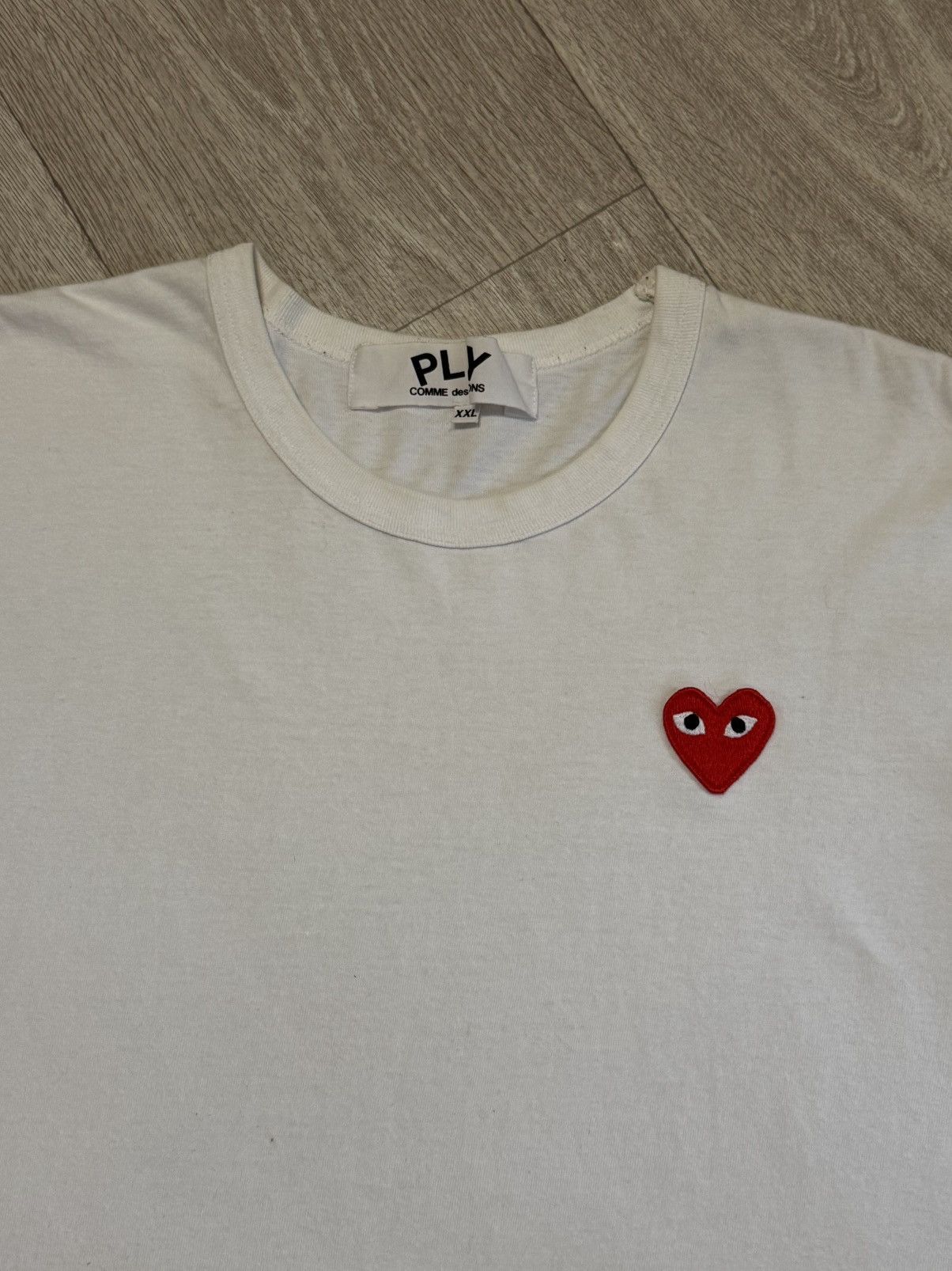 Comme des Garcons 🔷Play CDG Comme Des Garcons Big logo T-shirt🔷 Size US XXL / EU 58 / 5 - 3 Thumbnail
